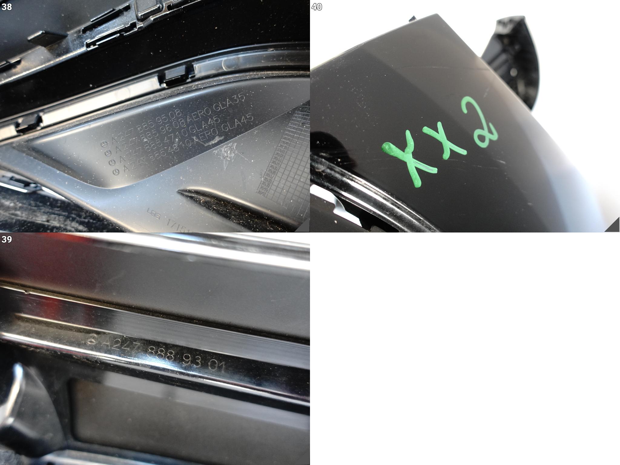 MERCEDES GLA 35 H247 AMG LIFT MOPF 23- ZDERZAK PRZÓD + GRILL KRATKI ŚLIZGI MERCEDES GLA 35 H247 AMG LIFT MOPF 23- ZDERZAK PRZÓD + GRILL KRATKI ŚLIZGI - obrazek 12