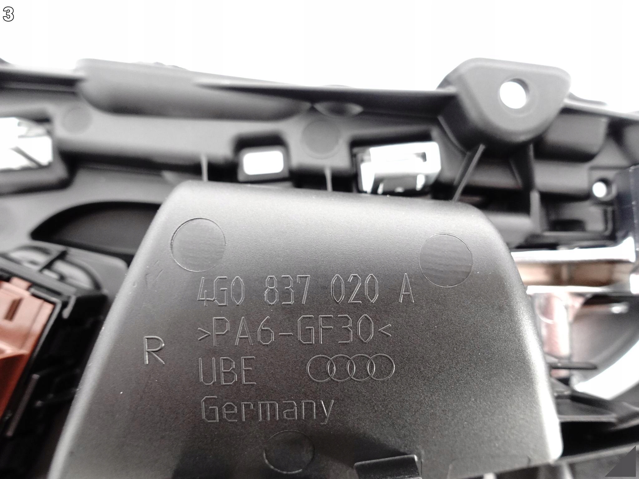 AUDI A6 S6 4G0 C7 LIFT 10-18 WEWNĘTRZNA KLAMKA DRZWI PRAWYCH PRZEDNICH AUDI A6 S6 4G0 C7 LIFT 10-18 WEWNĘTRZNA KLAMKA DRZWI PRAWYCH PRZEDNICH - obrazek 4