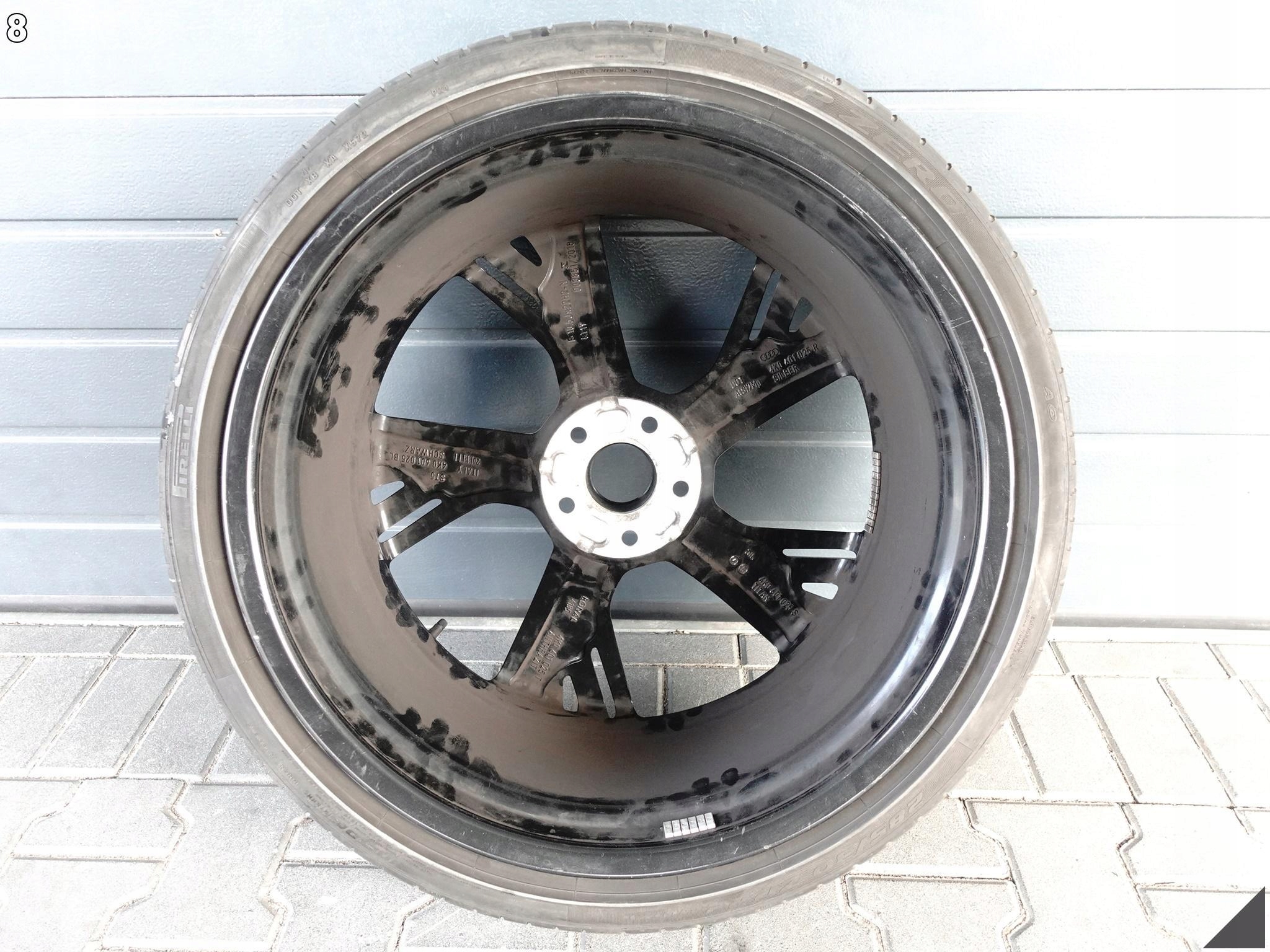 AUDI RS6 4K0 RS7 4K8 C8 FELGA + OPONA 10,5×22 ET19 PIRELLI 285/30 2021 ROK AUDI RS6 4K0 RS7 4K8 C8 FELGA + OPONA 10,5x22 ET19 PIRELLI 285/30 2021 ROK - obrazek 9