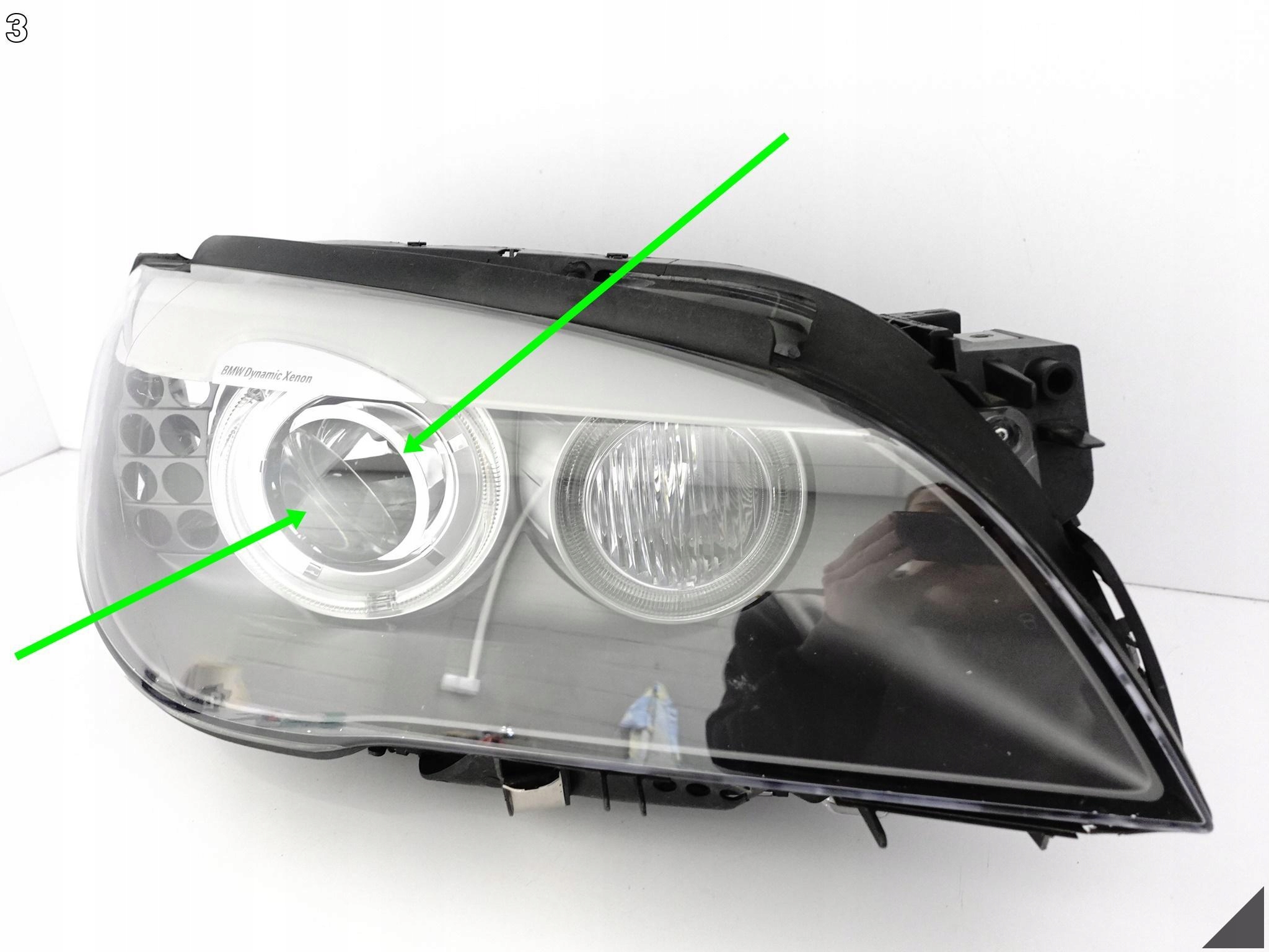 BMW 7 F01 F02 08-13 (PRZED LIFTEM) LAMPA XENON SKRĘTNA DYNAMIC PRAWA EUROPA BMW 7 F01 F02 08-13 (PRZED LIFTEM) LAMPA XENON SKRĘTNA DYNAMIC PRAWA EUROPA - obrazek 4