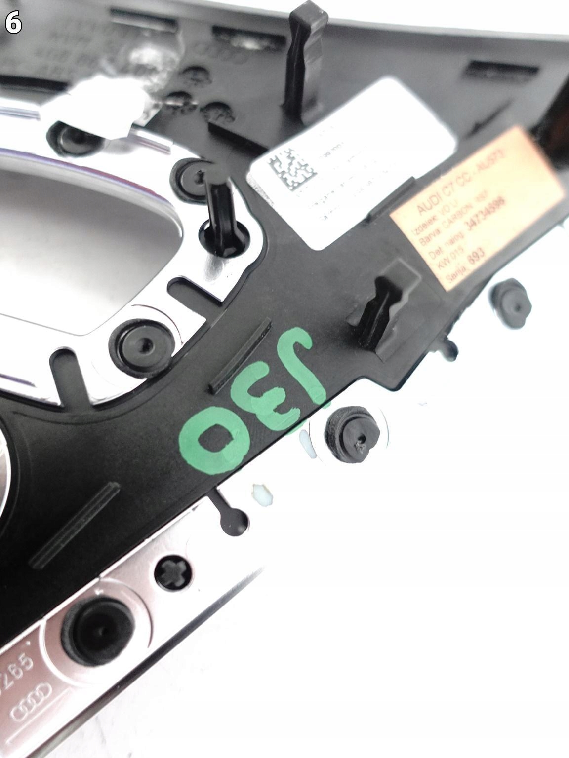 AUDI RS7 S7 A7 4G8 C7 10-18 OSŁONA DEKOR DRZWI LEWA PRZÓD CARBON CHROM 6T3 AUDI RS7 S7 A7 4G8 C7 10-18 OSŁONA DEKOR DRZWI LEWA PRZÓD CARBON CHROM 6T3 - obrazek 7