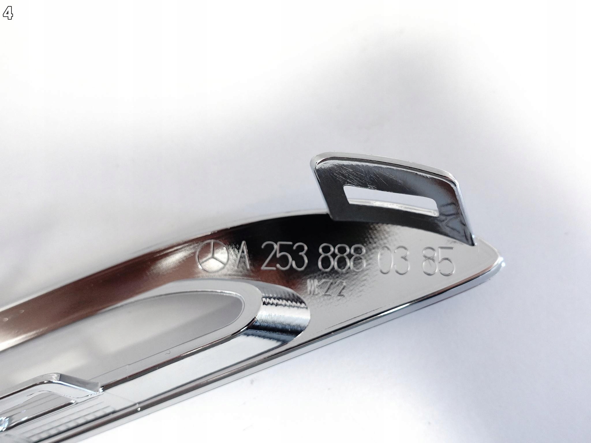 MERCEDES GLC X253 C253 AMG 15-19 LISTWA CHROM LEWA NA GRILL ATRAPA MERCEDES GLC X253 C253 AMG 15-19 LISTWA CHROM LEWA NA GRILL ATRAPA - obrazek 5
