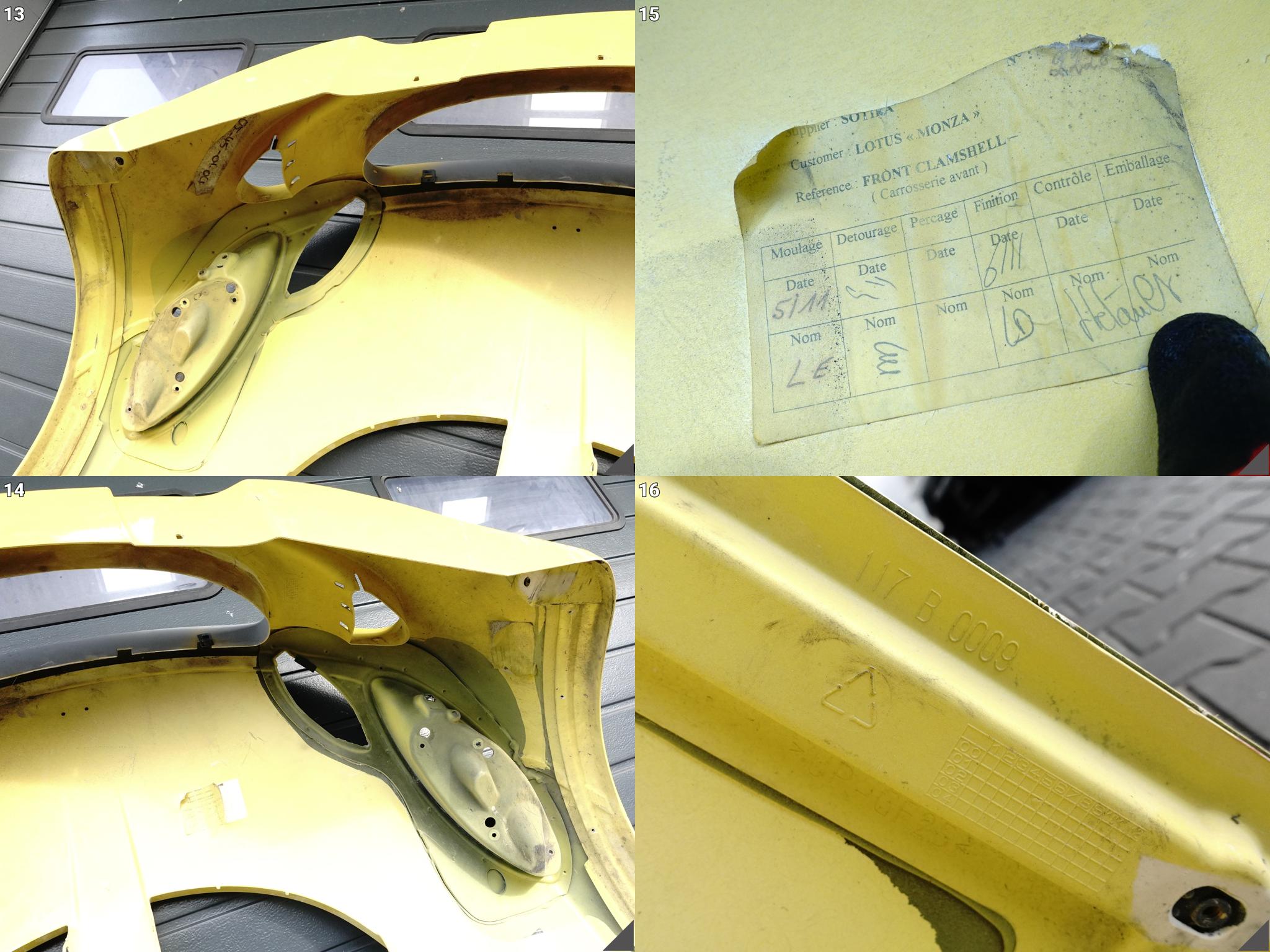 LOTUS ELISE EXIGE S2 MASKA ZDERZAK BUMPER FRONTCLAM CALMSHELL CLAM PRZÓD LOTUS ELISE EXIGE S2 MASKA ZDERZAK BUMPER FRONTCLAM CALMSHELL CLAM PRZÓD - obrazek 11