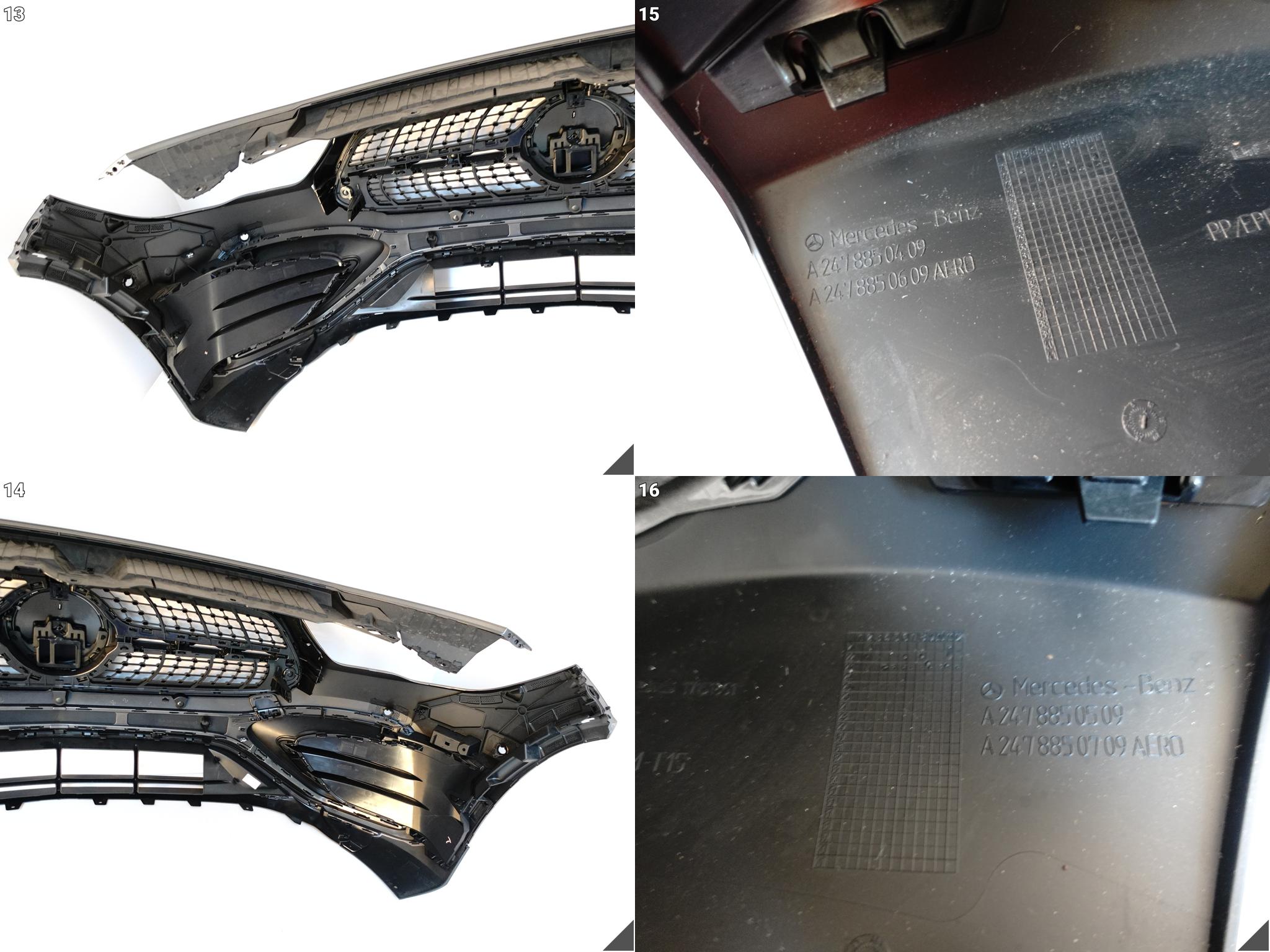 MERCEDES GLA H247 AMG LIFT MOPF 23- ZDERZAK PRZÓD + GRILL KRATKI ŚLIZGI MERCEDES GLA H247 AMG LIFT MOPF 23- ZDERZAK PRZÓD + GRILL KRATKI ŚLIZGI - obrazek 8