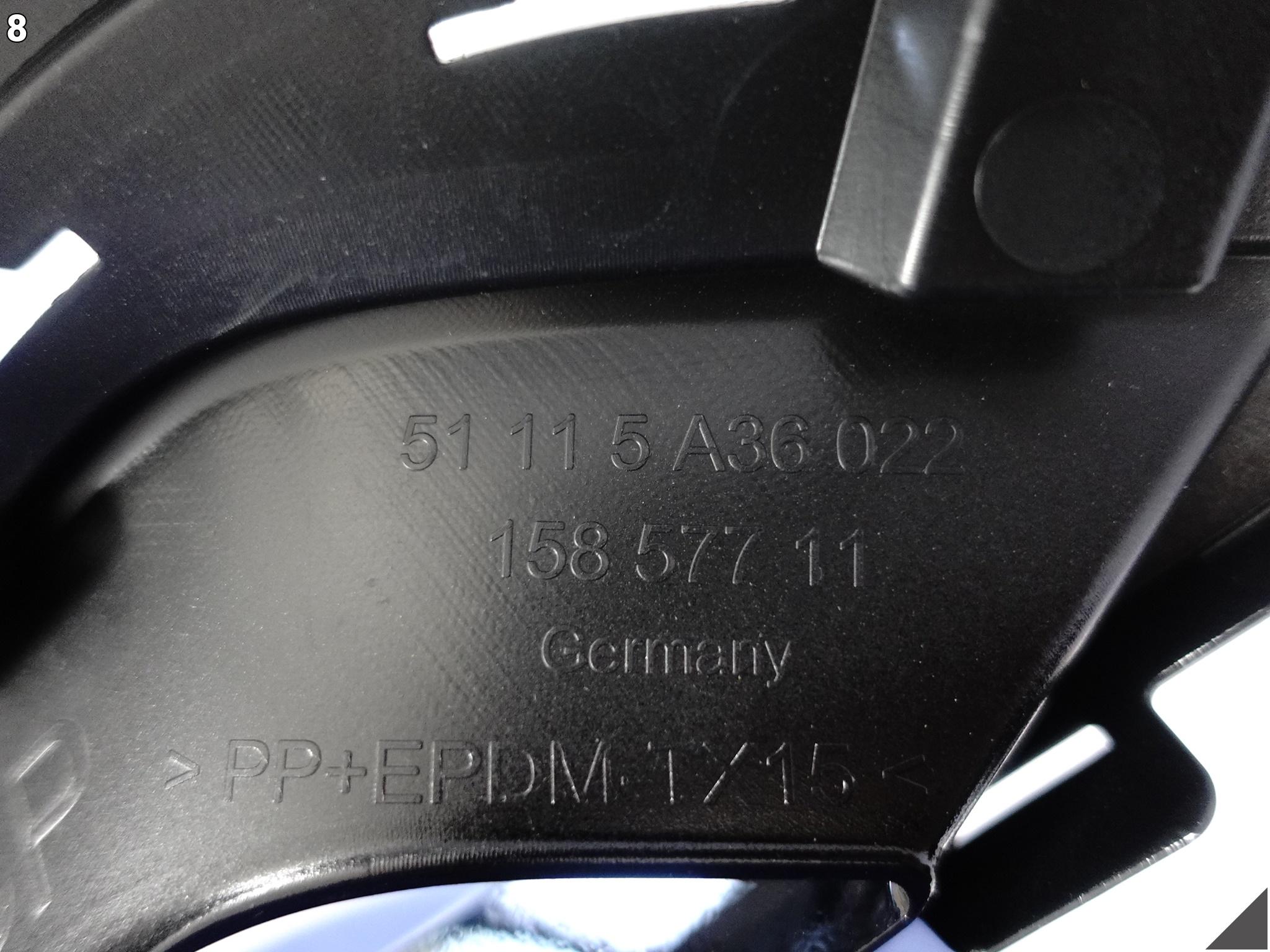 BMW 5 G60 G61 M-PAKIET 23- ŚRODKOWA BLENDA DOKŁADKA OSŁONA W ZDERZAK PRZÓD BMW 5 G60 G61 M-PAKIET 23- ŚRODKOWA BLENDA DOKŁADKA OSŁONA W ZDERZAK PRZÓD - obrazek 9
