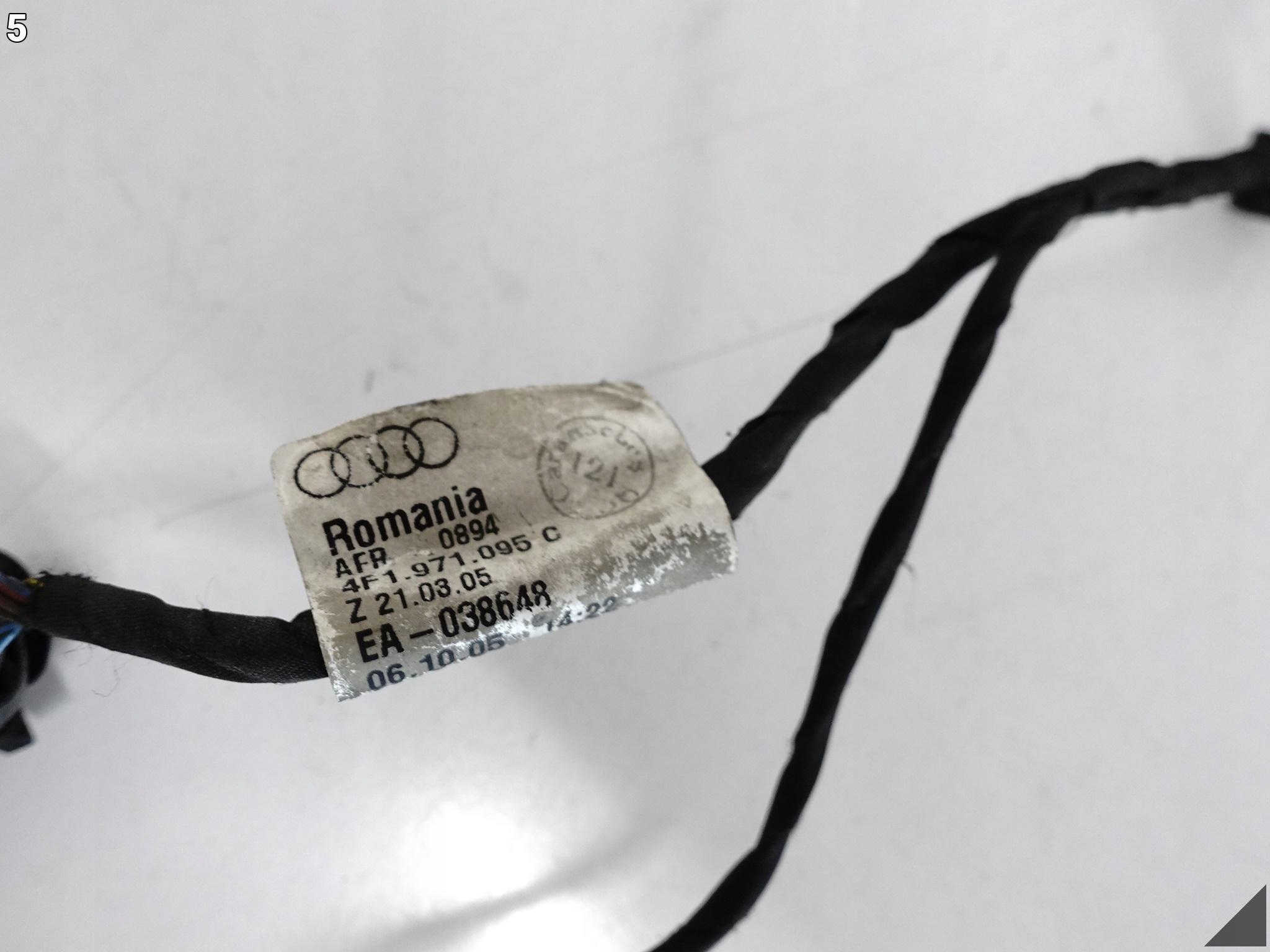 AUDI A6 4F0 C6 S-LINE 04-08 (PRZED LIFT) WIĄZKA INSTALACJA ( 4x PDC ) PRZÓD AUDI A6 4F0 C6 S-LINE 04-08 (PRZED LIFT) WIĄZKA INSTALACJA ( 4x PDC ) PRZÓD - obrazek 6