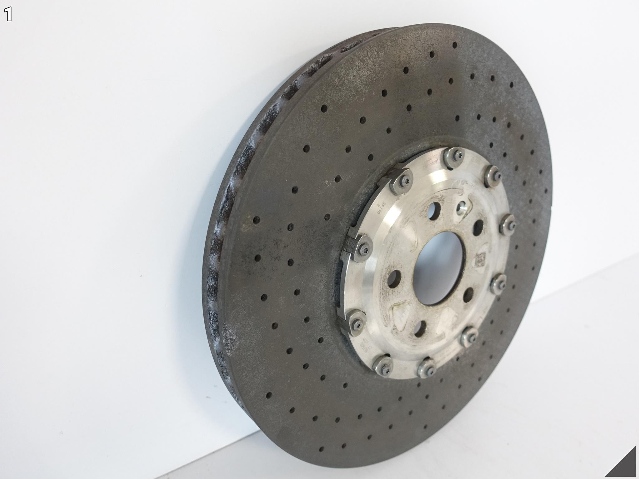 AUDI A8 S8 W12 4H0 A6 S6 4G0 A7 S7 4G8 TARCZA CERAMICZNA LEWA PRZÓD 400X38 AUDI A8 S8 W12 4H0 A6 S6 4G0 A7 S7 4G8 TARCZA CERAMICZNA LEWA PRZÓD 400X38 - obrazek 2