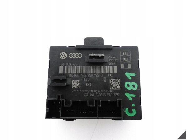 AUDI A7 S7 A6 S6 4G8 4G0 C7 LIFT 10-18 MODUŁ DRZWI TYŁ P=L