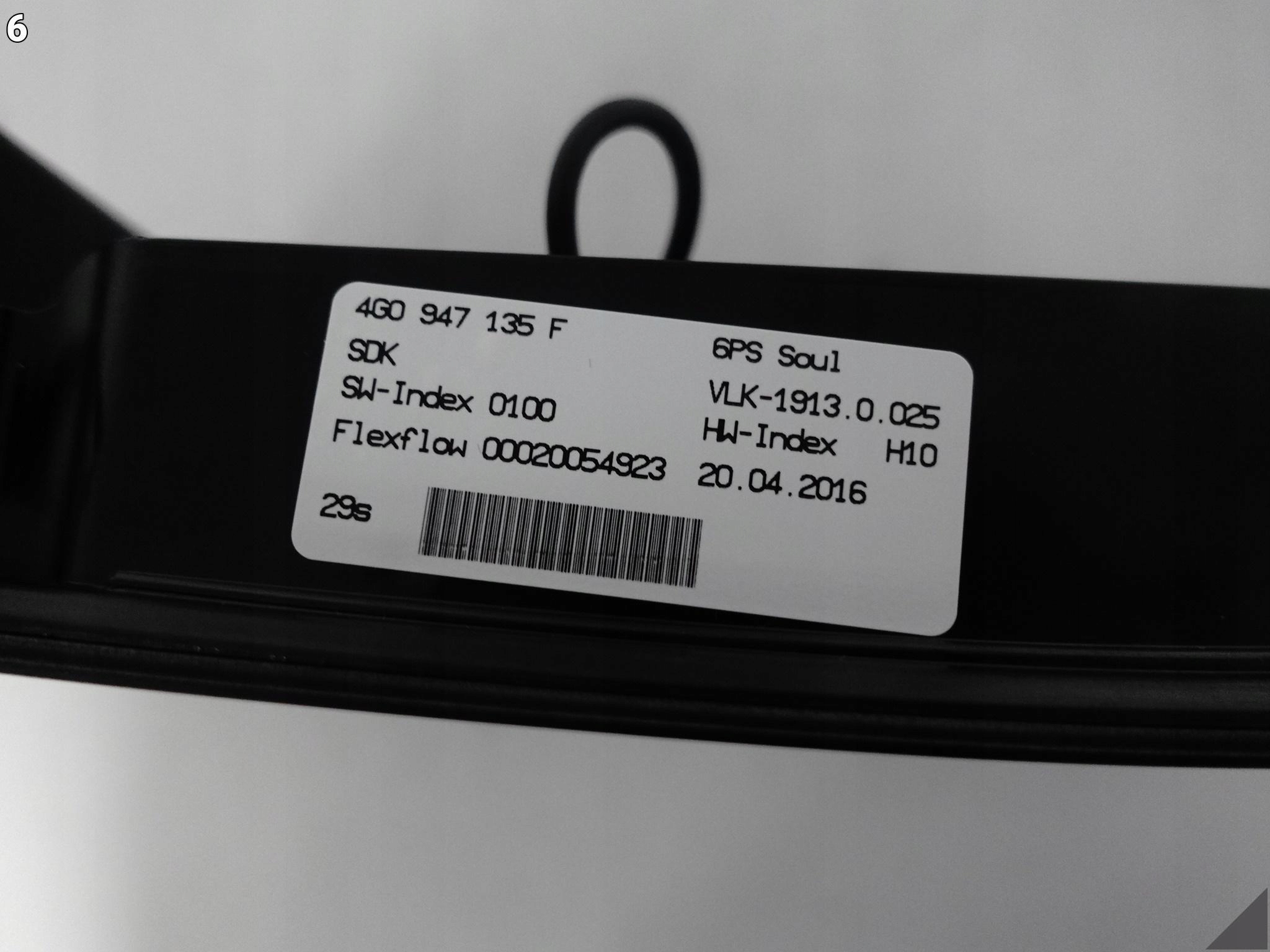 AUDI RS7 A7 4G8 RS6 A6 4G0 C7 14-18 PANEL PODSUFITKI LAMPKA LED SCHOWEK 6PS AUDI RS7 A7 4G8 RS6 A6 4G0 C7 14-18 PANEL PODSUFITKI LAMPKA LED SCHOWEK 6PS - obrazek 7
