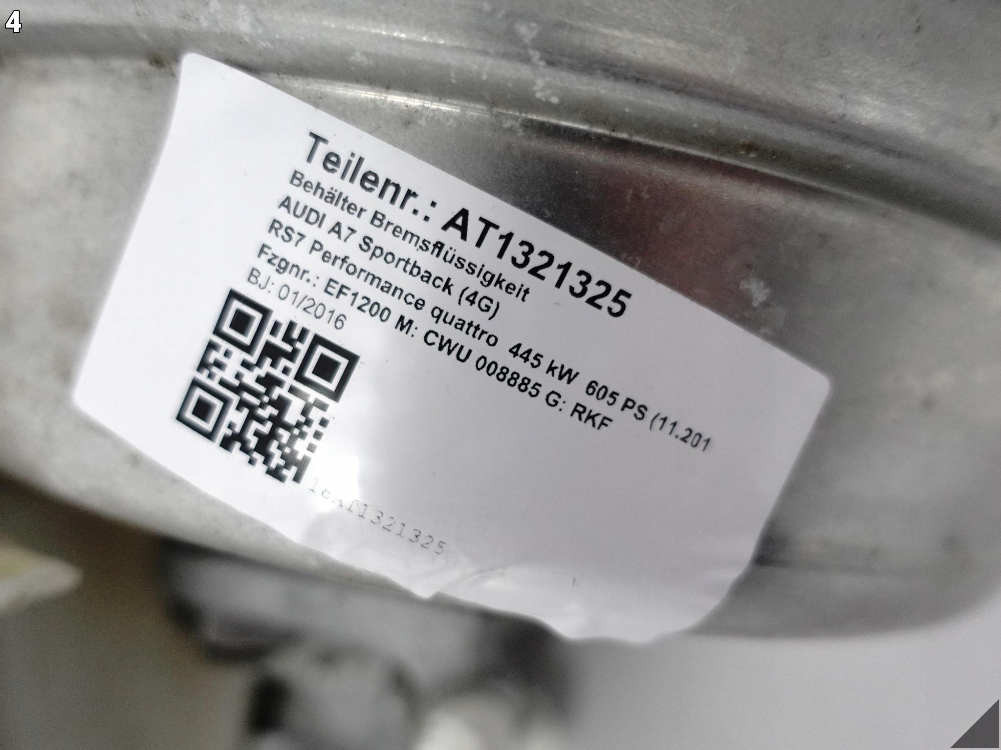 AUDI RS7 4G8 RS6 4G0 C7 14-18 SERWO SERVO POMPA HAMULCOWA DEMONTAŻ 78 KM AUDI RS7 4G8 RS6 4G0 C7 14-18 SERWO SERVO POMPA HAMULCOWA DEMONTAŻ 78 KM - obrazek 5