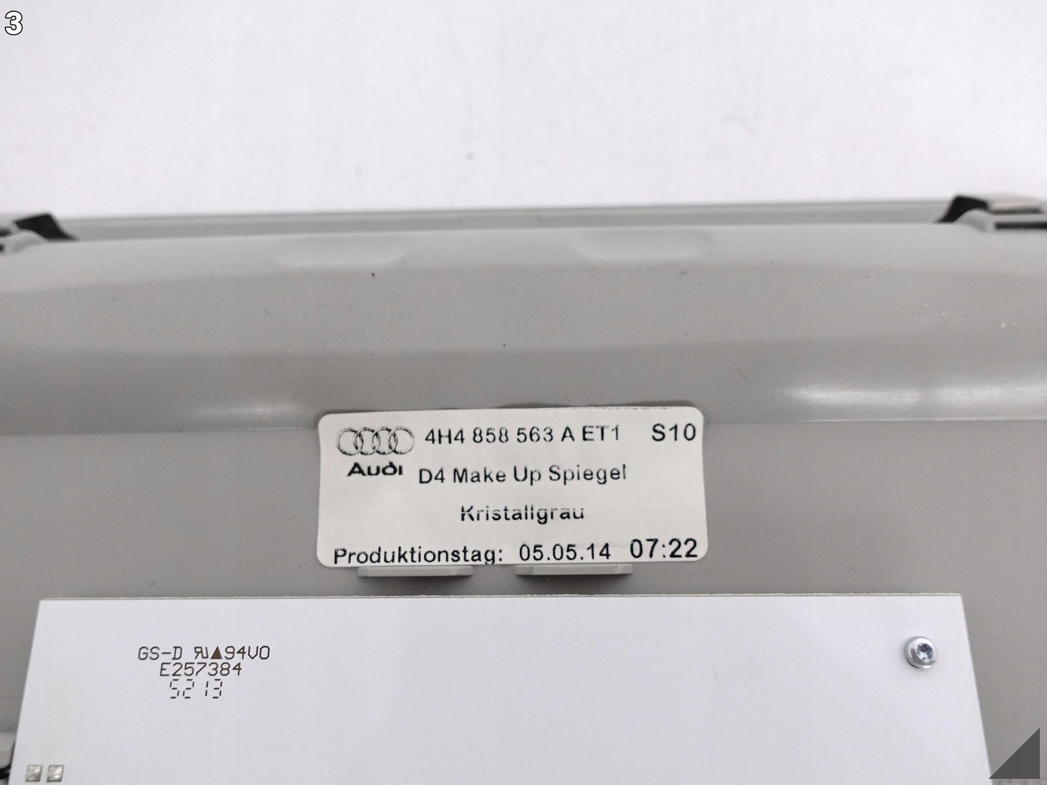 AUDI A8 4H0 4H4 D4 LIFT 13-17 LUSTERKO LAMPKA LED 4H4858563A LONG CHROM ET1 AUDI A8 4H0 4H4 D4 LIFT 13-17 LUSTERKO LAMPKA LED 4H4858563A LONG CHROM ET1 - obrazek 4