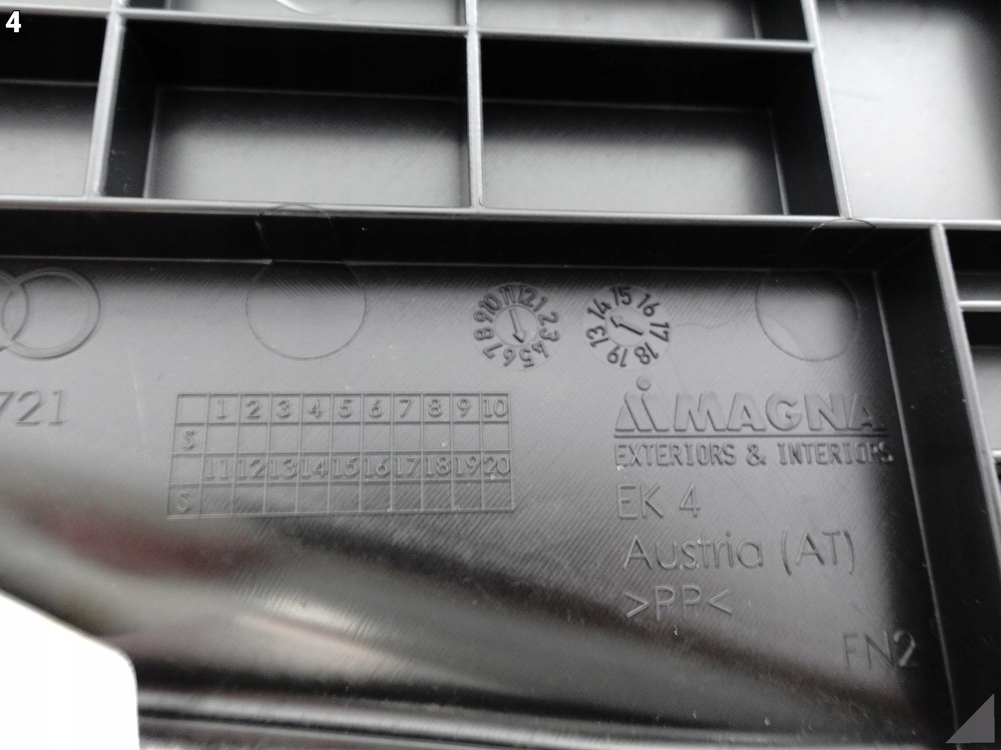 AUDI A8 4H0 D4 LIFT 13-17 TYLNY PANEL PRZEGRODOWY BAGAŻNIKA TAPICERKA LONG AUDI A8 4H0 D4 LIFT 13-17 TYLNY PANEL PRZEGRODOWY BAGAŻNIKA TAPICERKA LONG - obrazek 5