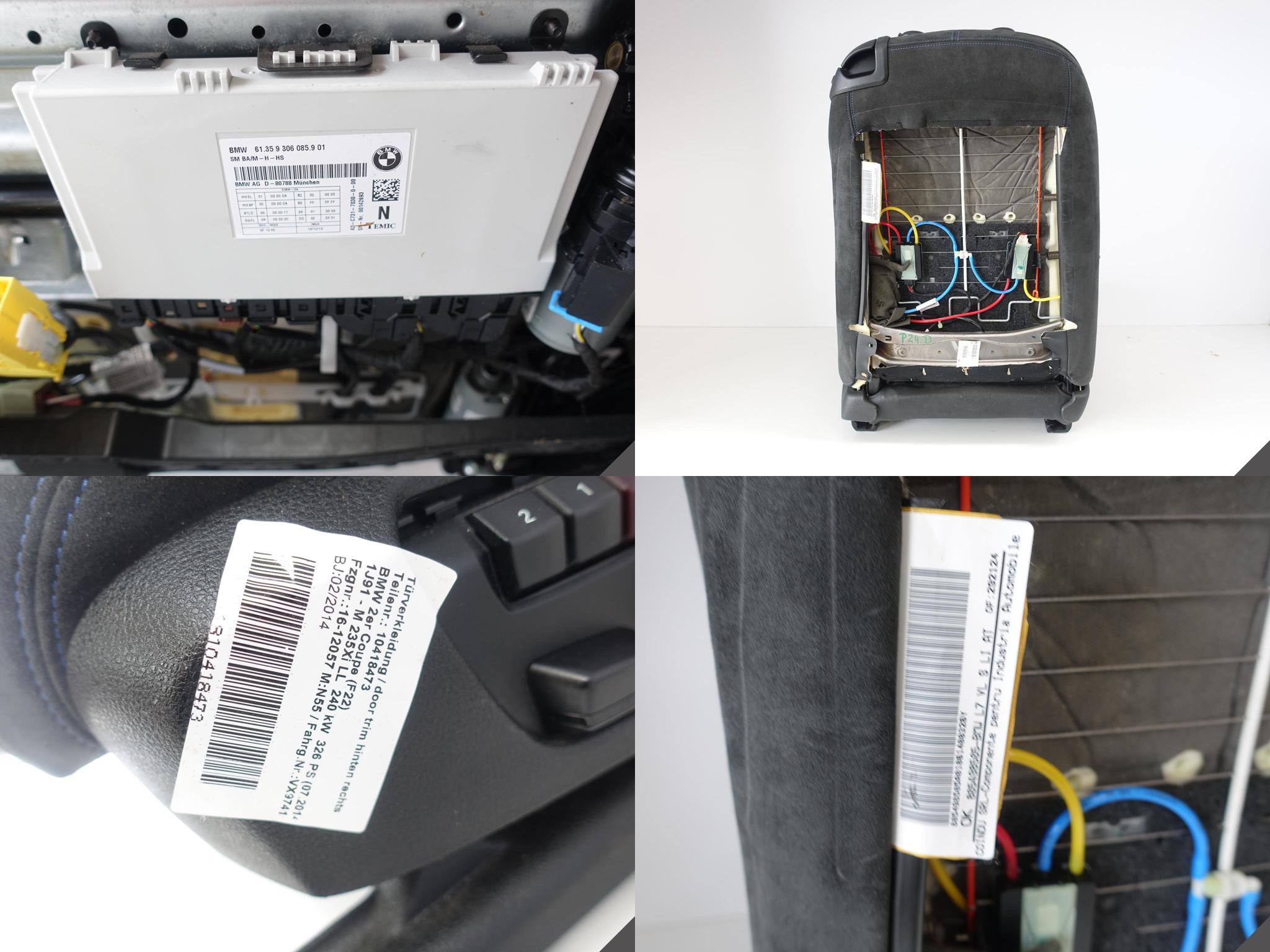 BMW F22 F23 M235 M-PAKIET FOTEL LEWY ALCANTARA BMW F22 F23 M235 M-PAKIET FOTEL LEWY ALCANTARA - obrazek 11