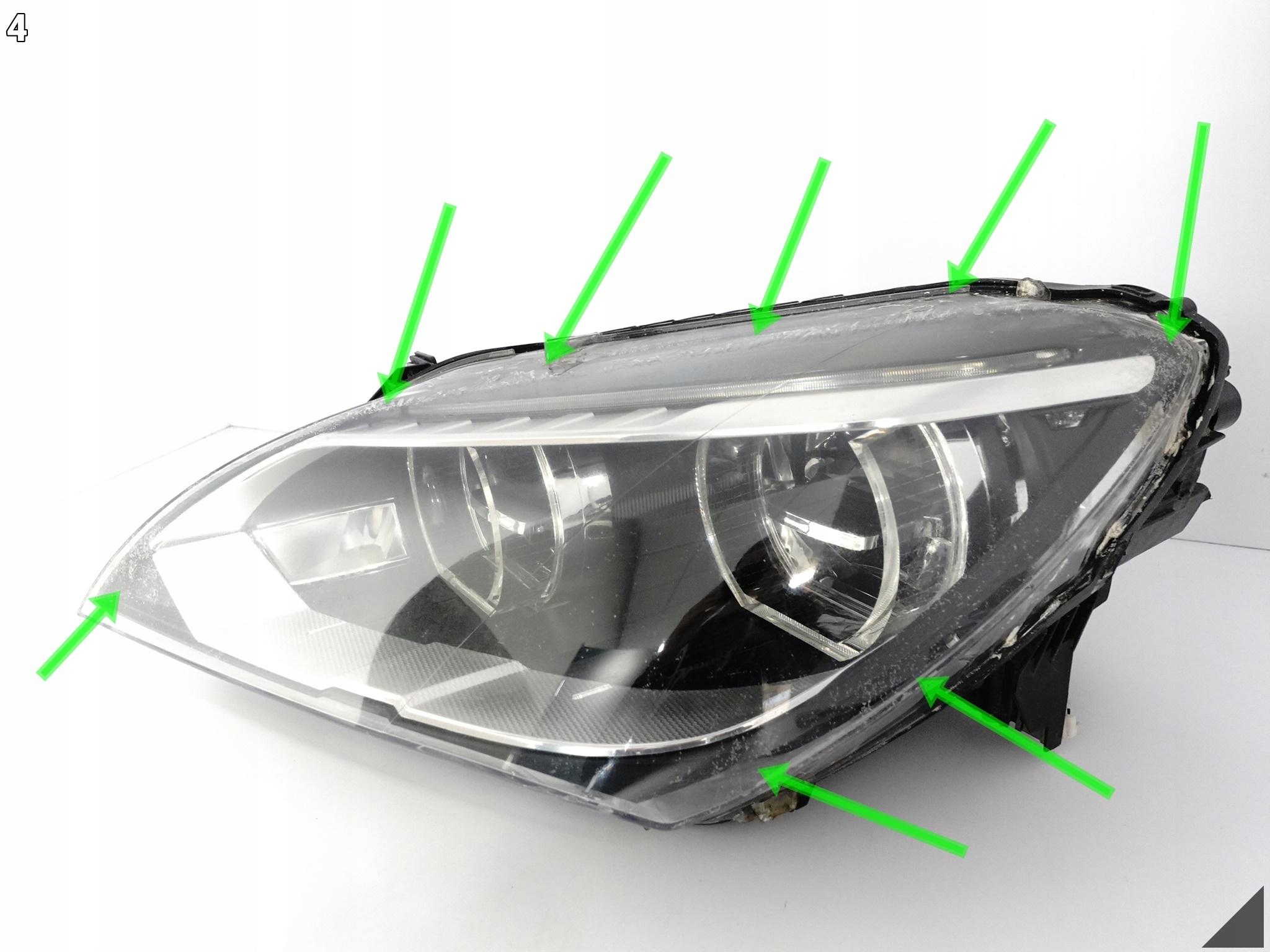 BMW 6 F12 F13 F06 10-14 LAMPA FULL LED ADAPTIVE LEWA PRZÓD USA +STEROWNIKI BMW 6 F12 F13 F06 10-14 LAMPA FULL LED ADAPTIVE LEWA PRZÓD USA +STEROWNIKI - obrazek 5