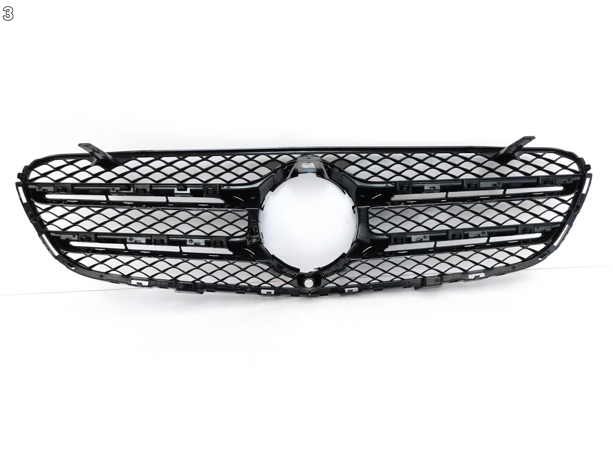 MERCEDES GLC X253 C253 AMG 15-19 GRILL ATRAPA KRATKA W ZDERZAK PRZÓD BLACK MERCEDES GLC X253 C253 AMG 15-19 GRILL ATRAPA KRATKA W ZDERZAK PRZÓD BLACK - obrazek 4