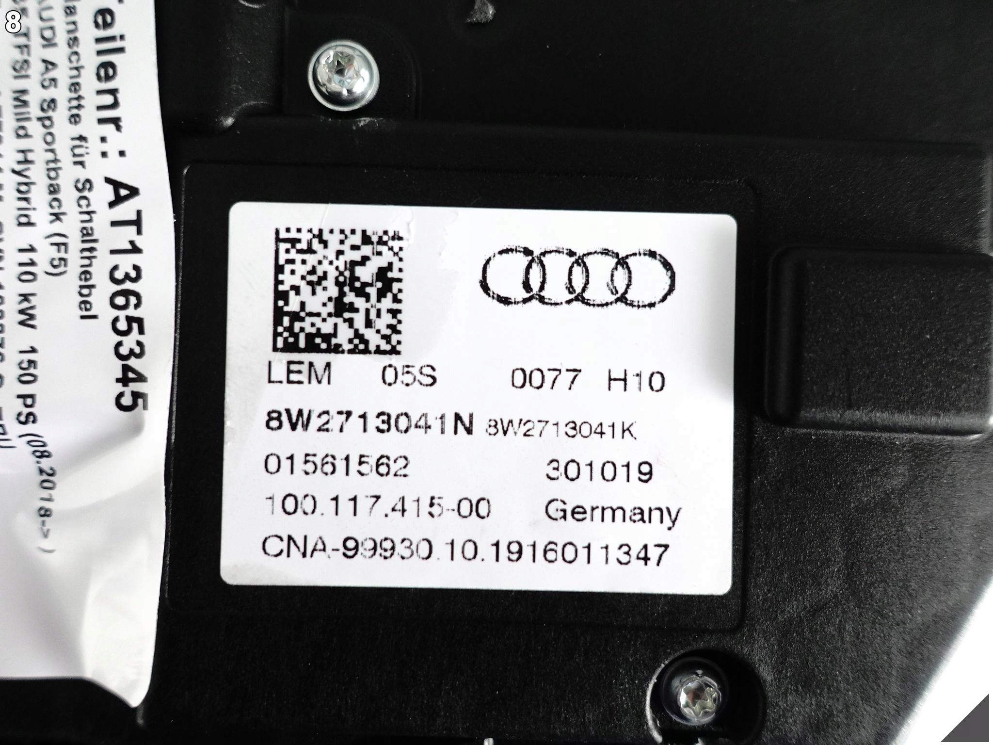 AUDI A5 S5 F5 8W2 B9 16- LEWAREK DŹWIGNIA WYBIERAK BIEGÓW AUTOMAT WERSJA UK AUDI A5 S5 F5 8W2 B9 16- LEWAREK DŹWIGNIA WYBIERAK BIEGÓW AUTOMAT WERSJA UK - obrazek 9