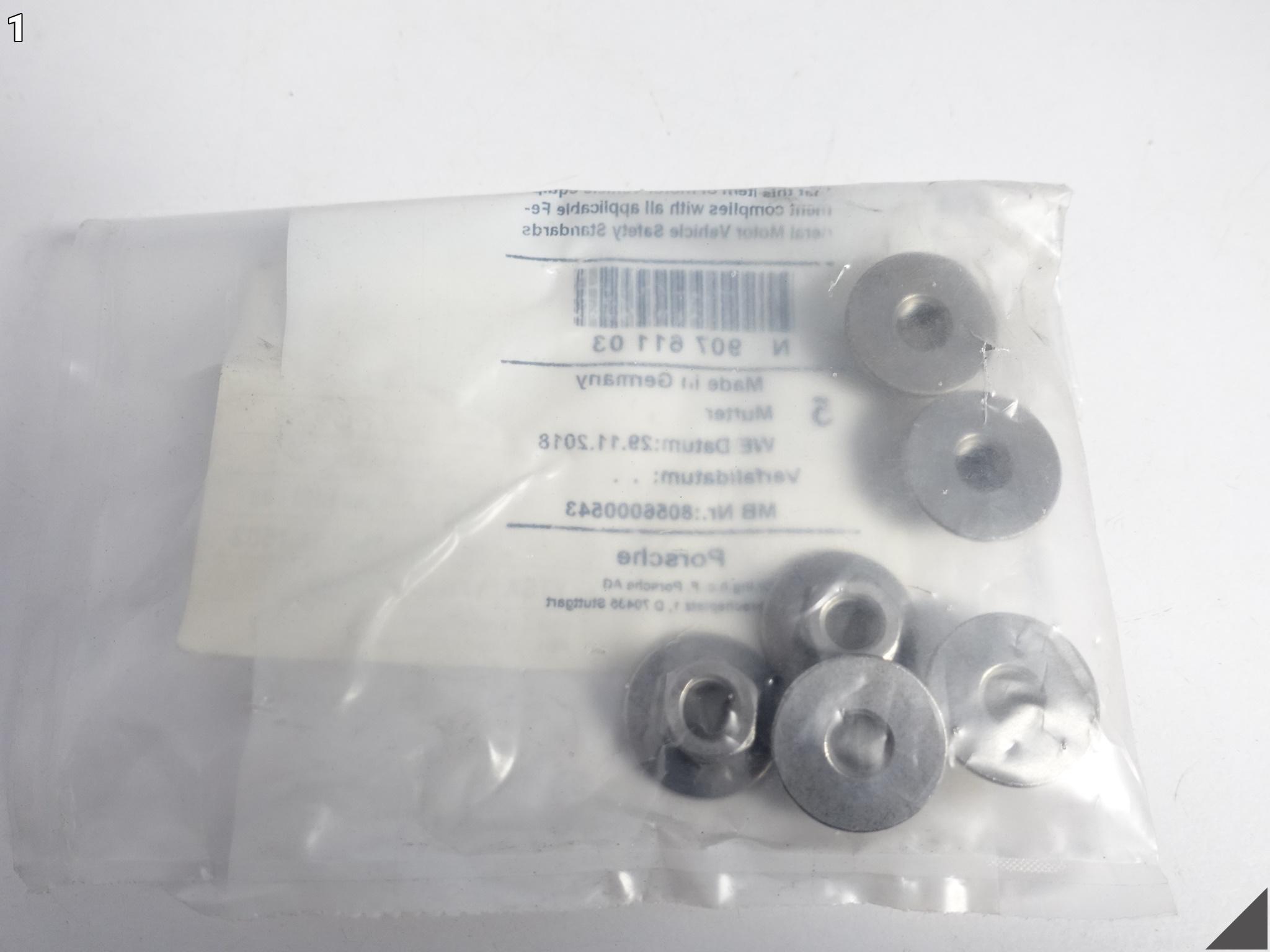 VW PORSCHE AUDI SKODA SEAT ZESTAW NAKRĘTEK KOŁNIERZOWYCH NOWE ORYGINALNE VW PORSCHE AUDI SKODA SEAT ZESTAW NAKRĘTEK KOŁNIERZOWYCH NOWE ORYGINALNE - obrazek 2