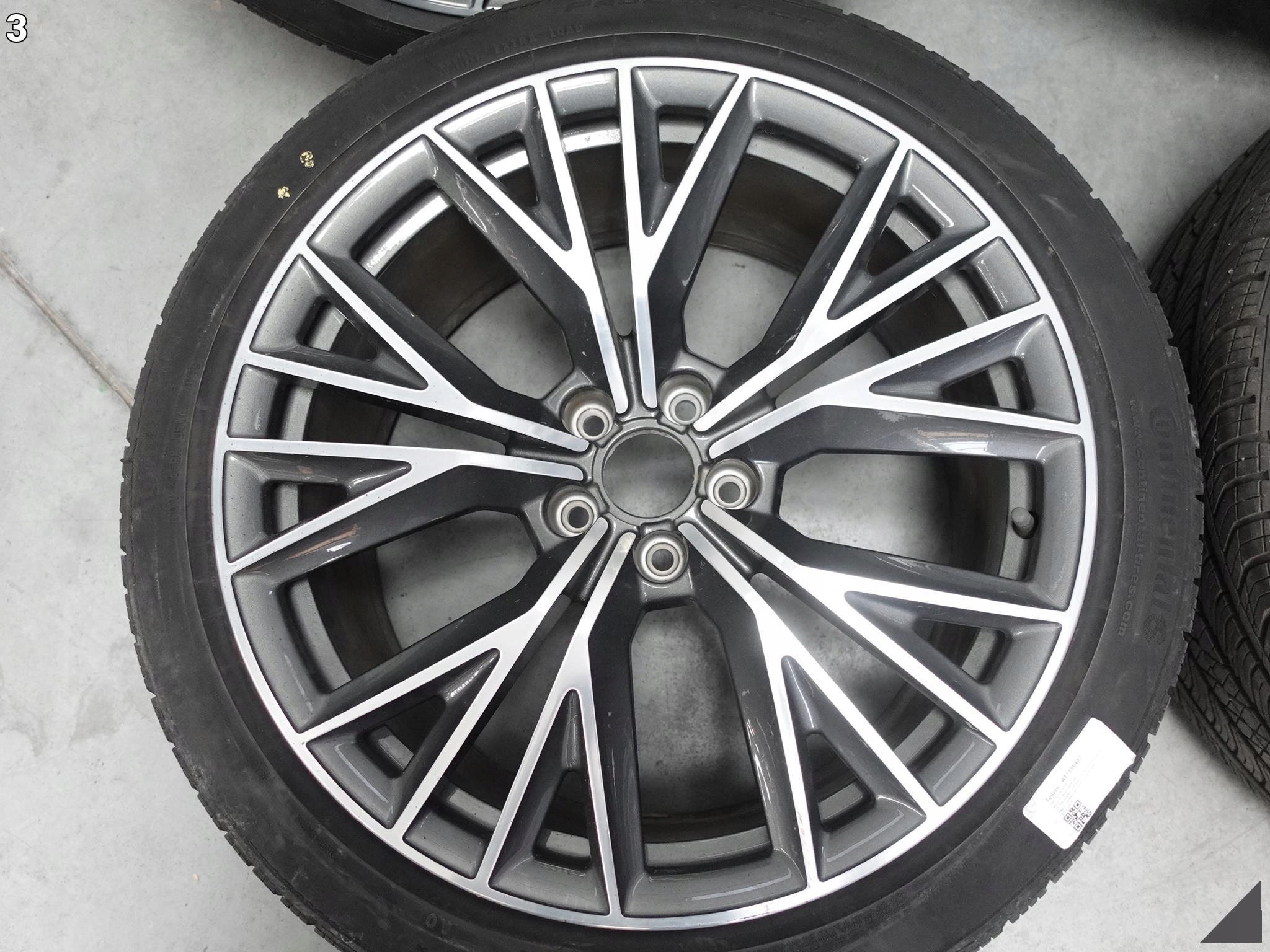 AUDI A7 S7 4G8 9JX20 ET37 CONTINENTAL 265/35 KOMPLET FELGI+OPONY ZIMA 8MM AUDI A7 S7 4G8 9JX20 ET37 CONTINENTAL 265/35 KOMPLET FELGI+OPONY ZIMA 8MM - obrazek 4