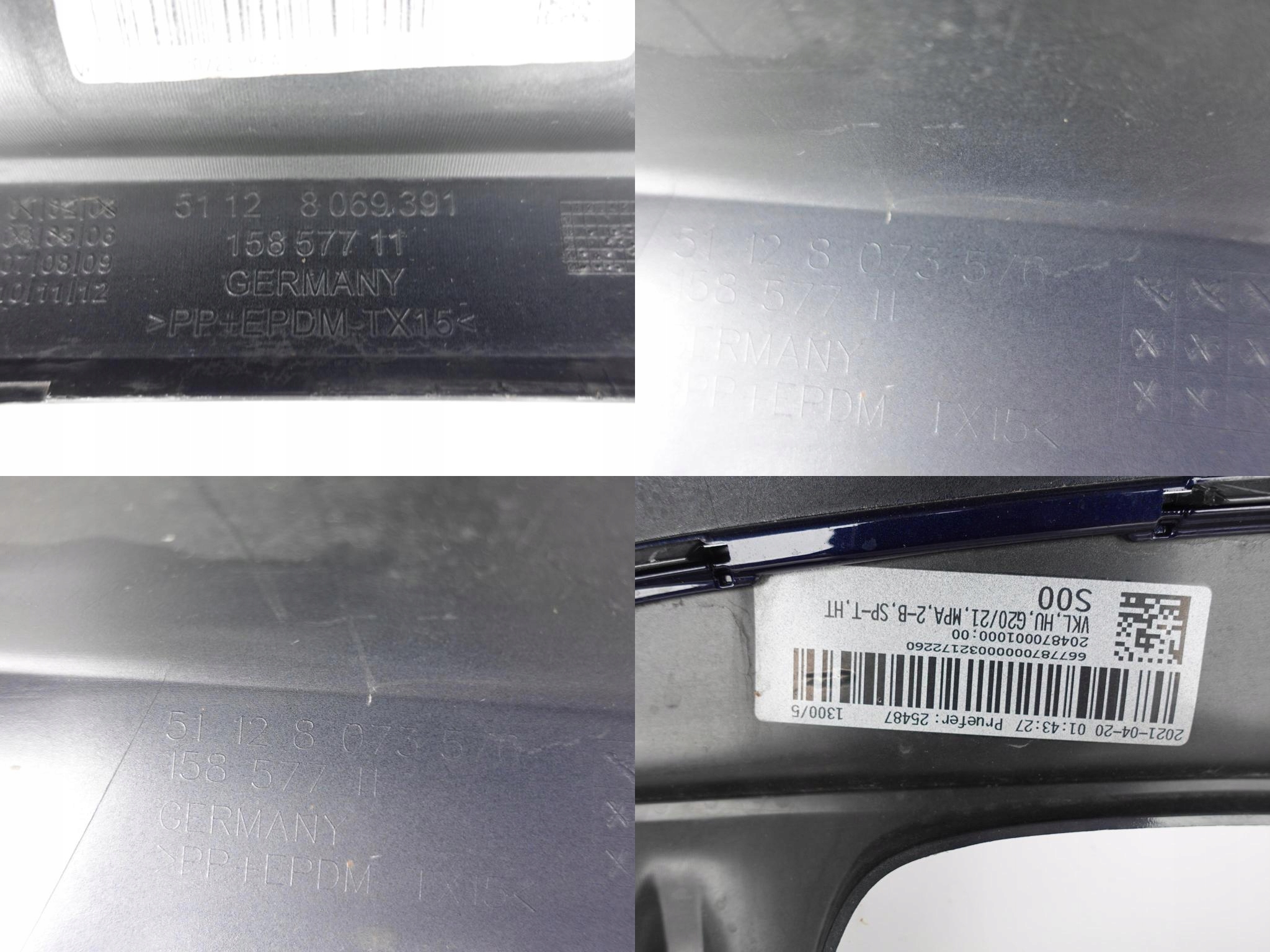 BMW 3 G21 TOURING M340I 19- ZDERZAK SPOILER *6XPDC BMW 3 G21 TOURING M340I 19- ZDERZAK SPOILER *6XPDC - obrazek 11
