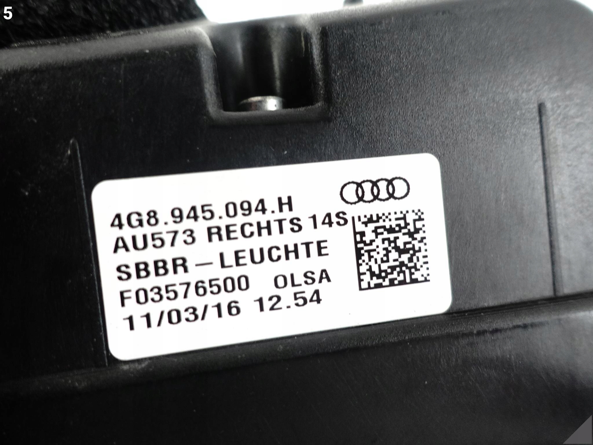 AUDI RS7 S7 A7 4G8 C7 LIFT 14-18 LAMPA TYLNA W KLAPE PRAWA MATRIX EU 78 KM AUDI RS7 S7 A7 4G8 C7 LIFT 14-18 LAMPA TYLNA W KLAPE PRAWA MATRIX EU 78 KM - obrazek 6
