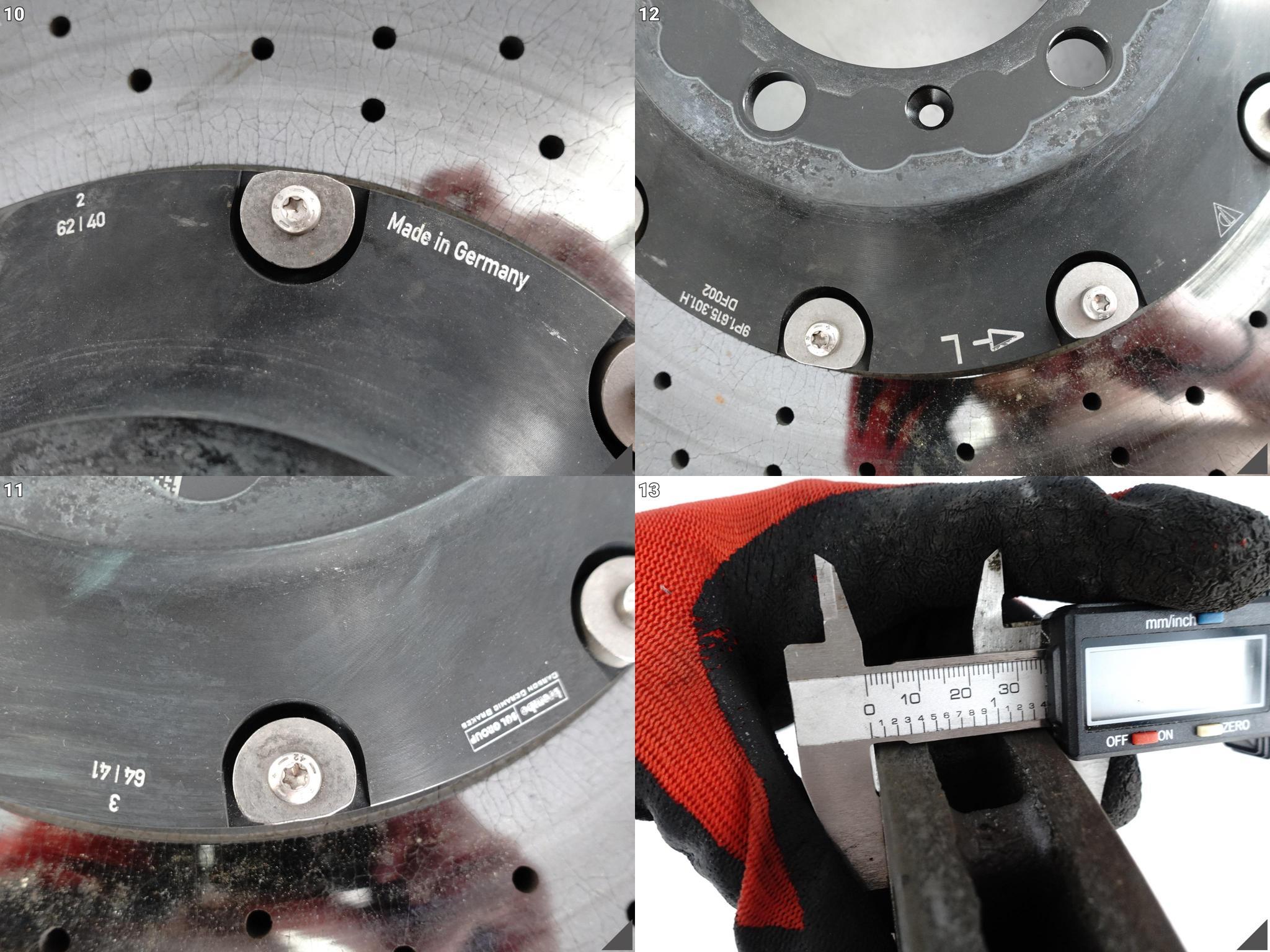 PORSCHE 911 991 / 992 TURBO/C2/C2S/C4/C4S PCCB TARCZA CERAMICZNA LEWA PRZÓD PORSCHE 911 991 / 992 TURBO/C2/C2S/C4/C4S PCCB TARCZA CERAMICZNA LEWA PRZÓD - obrazek 11