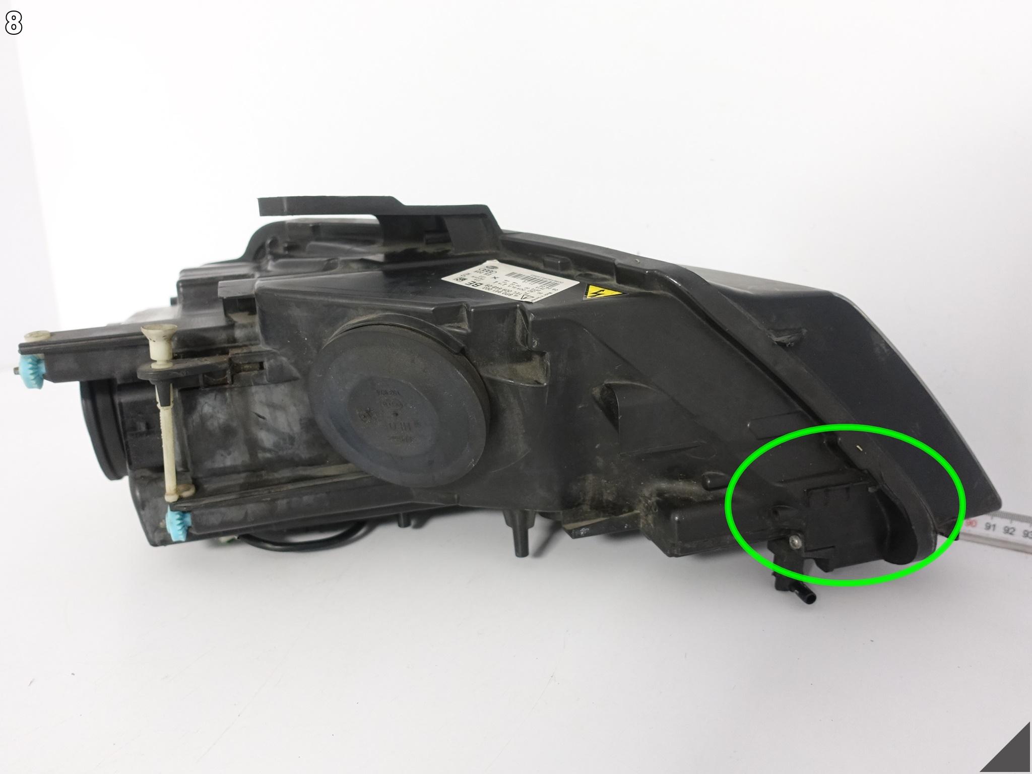 AUDI A3 S3 RS3 8P0 LIFT 08-12 LAMPA XENON + LED NIESKRĘTNA LEWA PRZÓD EU AUDI A3 S3 RS3 8P0 LIFT 08-12 LAMPA XENON + LED NIESKRĘTNA LEWA PRZÓD EU - obrazek 9
