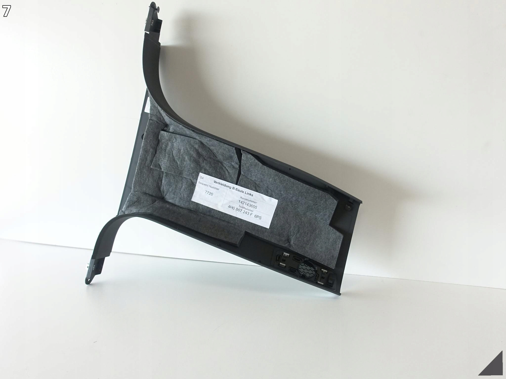 AUDI A8 4H0 D4 LIFT 13-17 OSŁONA POSZYCIE LEWEGO SŁUPKA B CHROM 6PS AUDI A8 4H0 D4 LIFT 13-17 OSŁONA POSZYCIE LEWEGO SŁUPKA B CHROM 6PS - obrazek 8