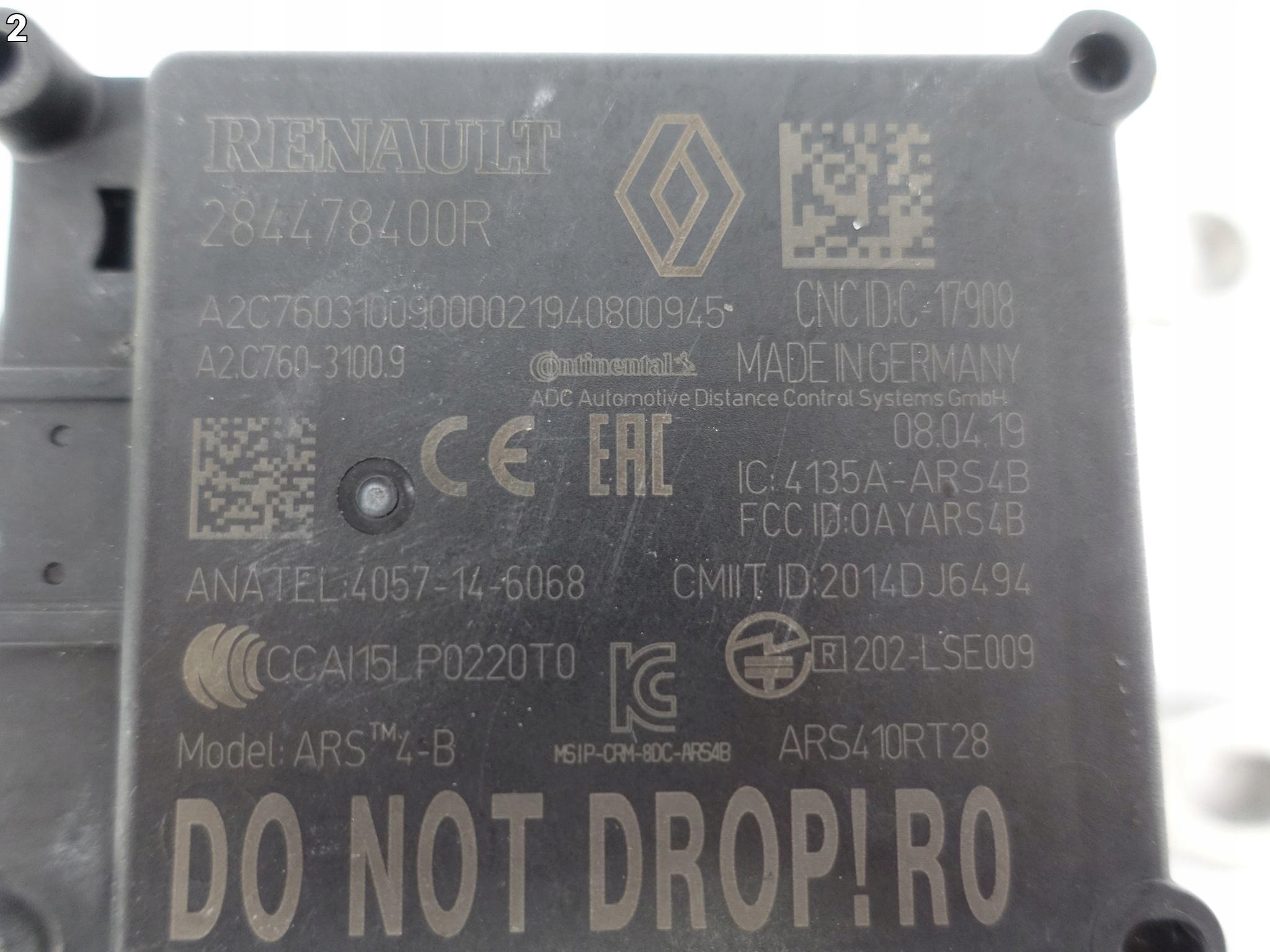 RENAULT CLIO V 5 19-23 RADAR SENSOR CZUJNIK MODUŁ DISTRONIC PRZÓD RENAULT CLIO V 5 19-23 RADAR SENSOR CZUJNIK MODUŁ DISTRONIC PRZÓD - obrazek 3