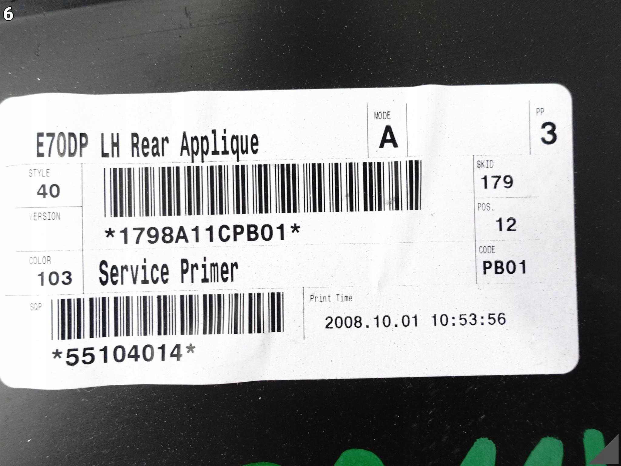 BMW X5 E70 M-PAKIET 06-10 NAROŻNIK OBUDOWA ZDERZAKA LEWY TYŁ 8037281 BMW X5 E70 M-PAKIET 06-10 NAROŻNIK OBUDOWA ZDERZAKA LEWY TYŁ 8037281 - obrazek 7