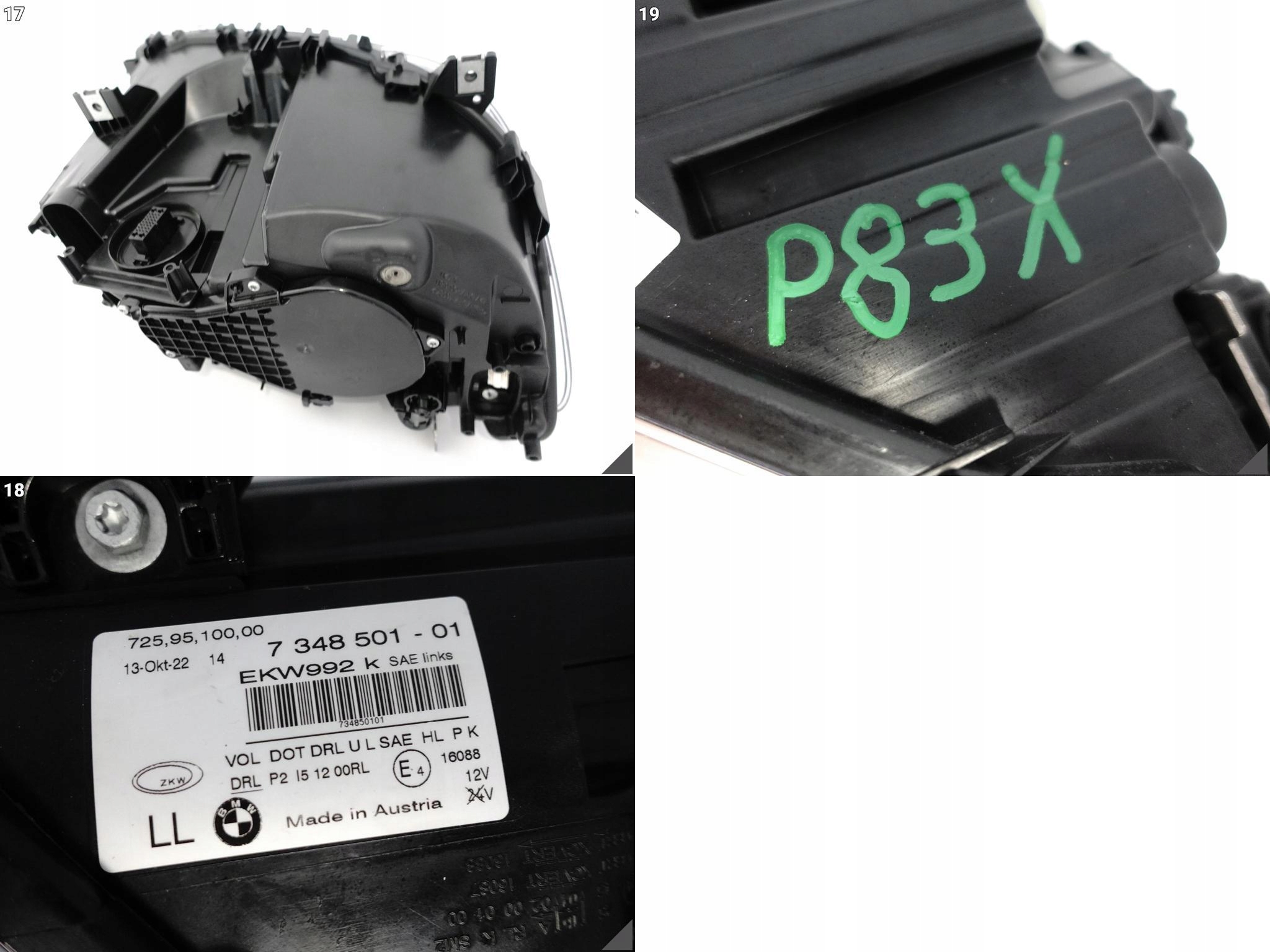 BMW 7 F01 F02 LIFT / LCI 12-15 LAMPA ADAPTIVE FULL LED LEWA PRZÓD * USA * BMW 7 F01 F02 LIFT / LCI 12-15 LAMPA ADAPTIVE FULL LED LEWA PRZÓD * USA * - obrazek 12