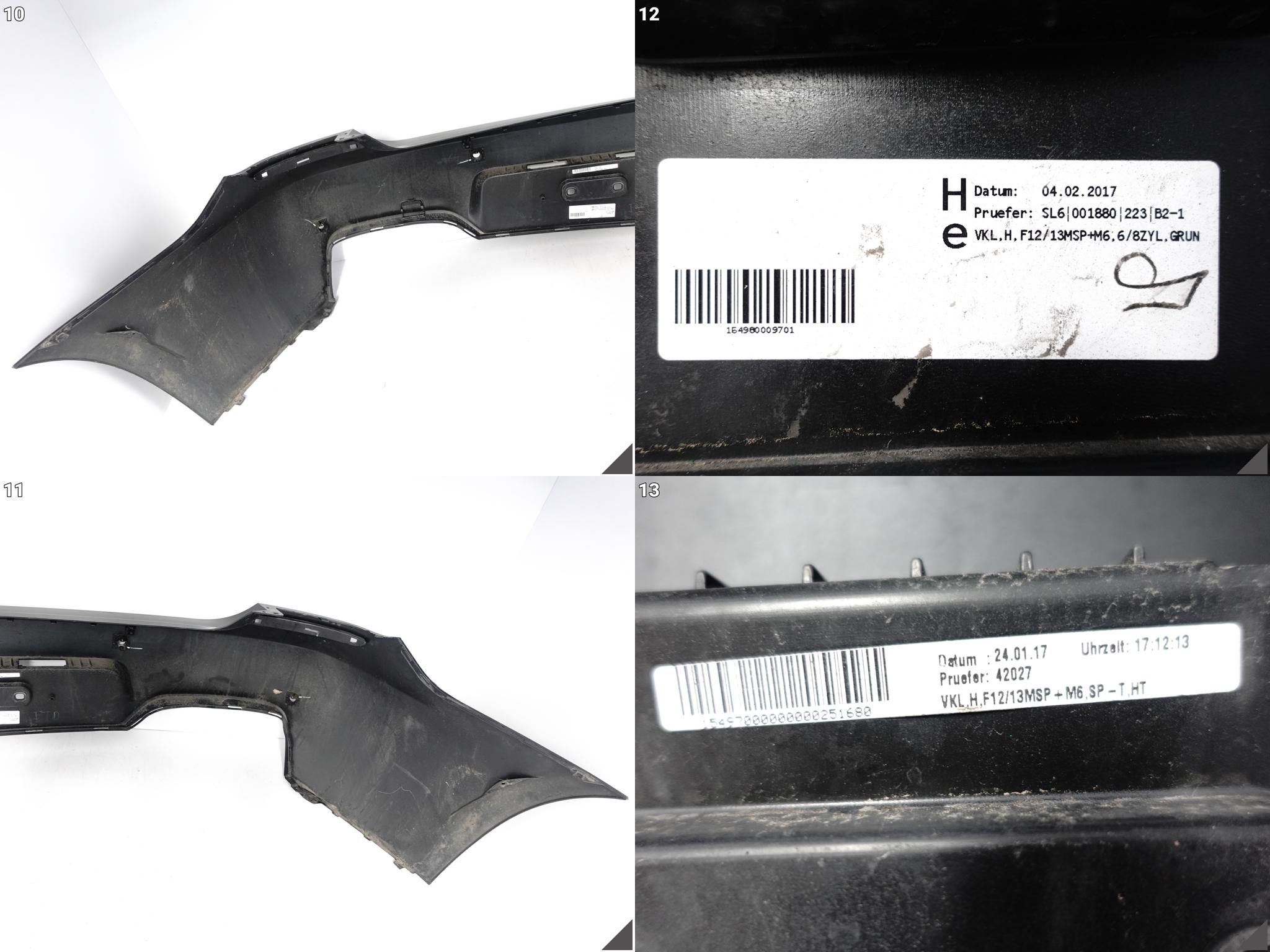 BMW M6 F12 F13 F06 LCI MSP M-PAKIET 10-18 ZDERZAK BUMPER TYŁ *4xPDC* BMW M6 F12 F13 F06 LCI MSP M-PAKIET 10-18 ZDERZAK BUMPER TYŁ *4xPDC* - obrazek 11