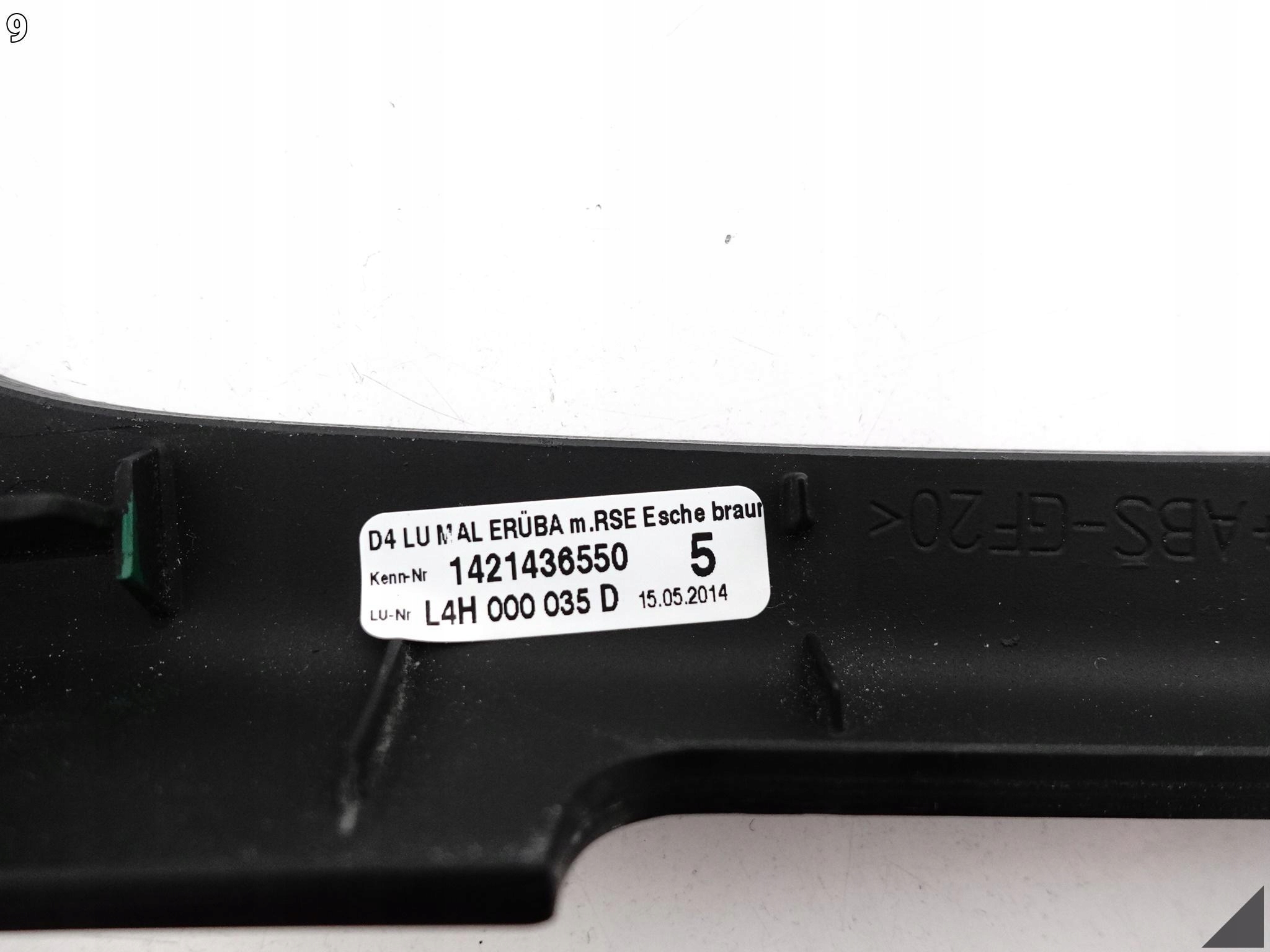 AUDI A8 S8 4H0 D4 09-17 LIFT LISTWA DEKOR PODŁOKIETNIKA TYŁ PRAWA 4H0886744 AUDI A8 S8 4H0 D4 09-17 LIFT LISTWA DEKOR PODŁOKIETNIKA TYŁ PRAWA 4H0886744 - obrazek 10