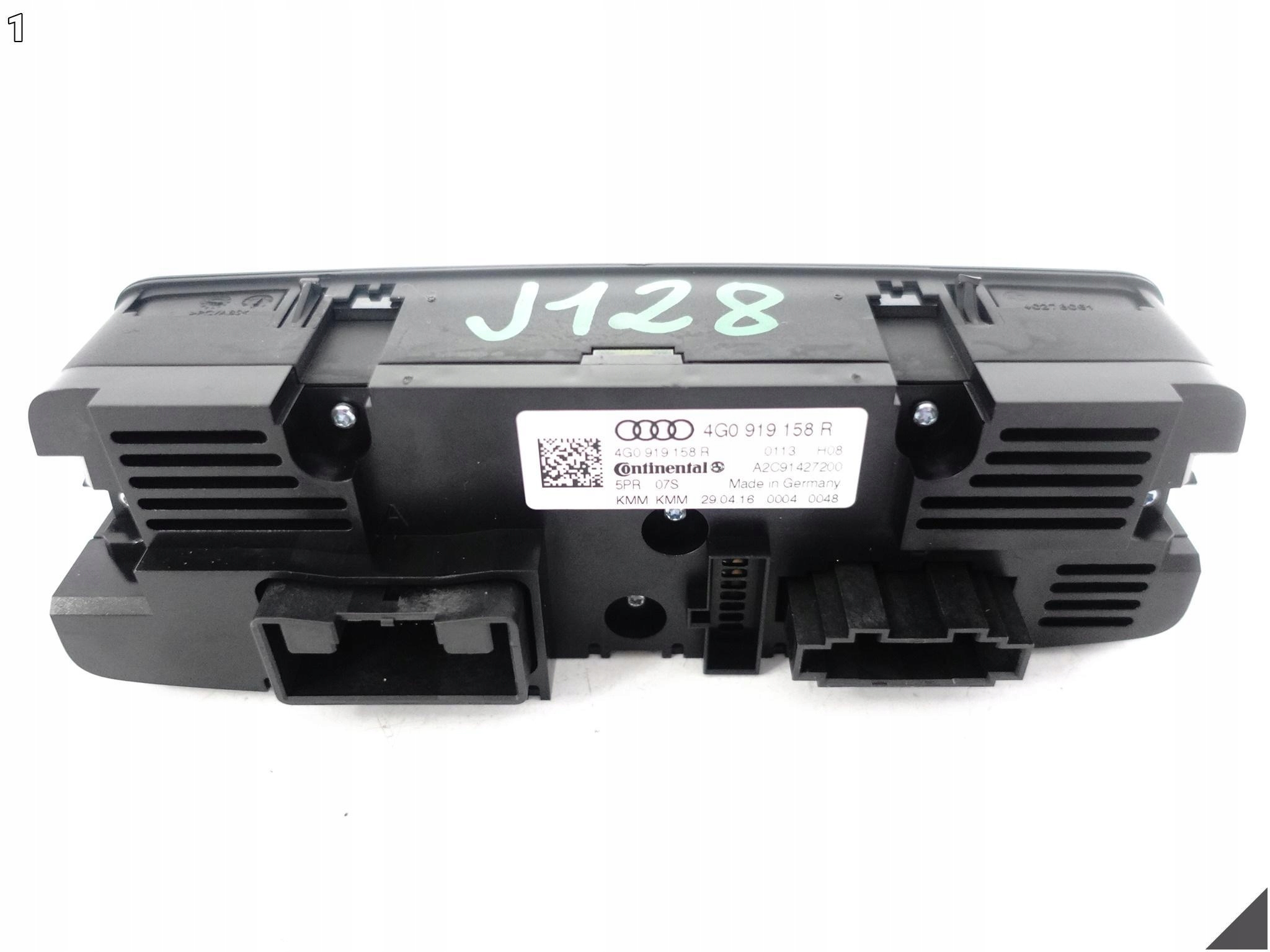 AUDI RS7 S7 A7 4G8 RS6 S6 C7 LIFT 14-18 PANEL STEROWANIA KLIMATYZACJI TYŁ AUDI RS7 S7 A7 4G8 RS6 S6 C7 LIFT 14-18 PANEL STEROWANIA KLIMATYZACJI TYŁ - obrazek 2