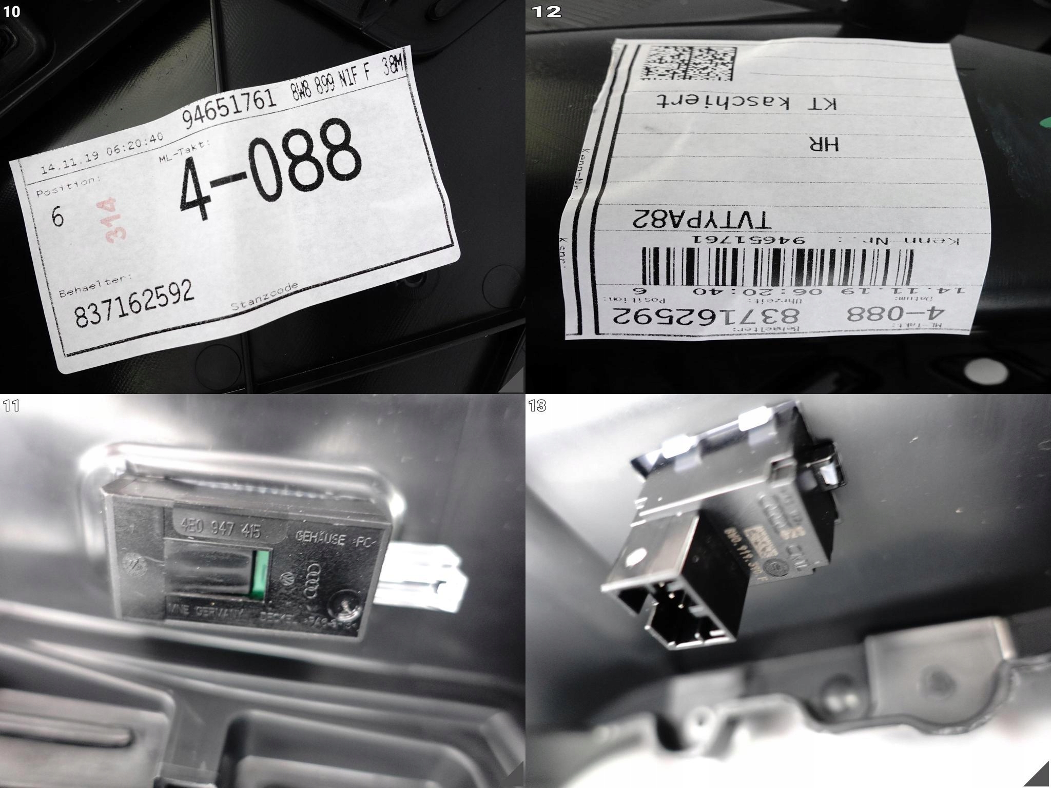 AUDI A5 S5 RS5 SPORTBACK 8W8 F5 TAPICERKA BOCZEK DRZWI PRAWYCH TYŁ AUDI A5 S5 RS5 SPORTBACK 8W8 F5 TAPICERKA BOCZEK DRZWI PRAWYCH TYŁ - obrazek 11
