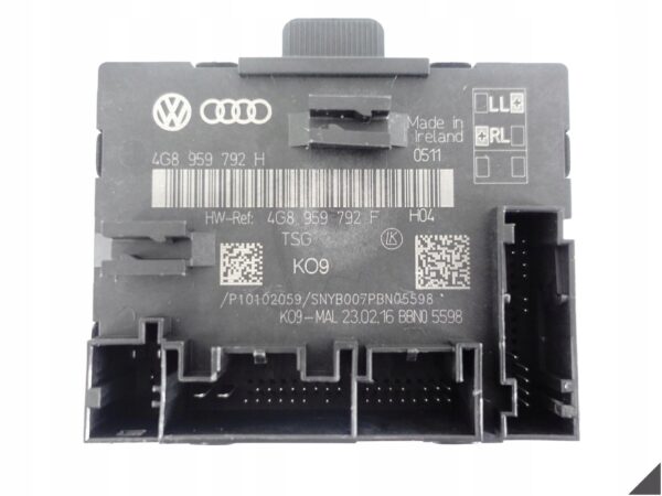 AUDI RS7 S7 A7 4G8 RS6 S6 A6 C7 14-18 MODUŁ STEROWNIK DRZWI PRAWY PRZÓD