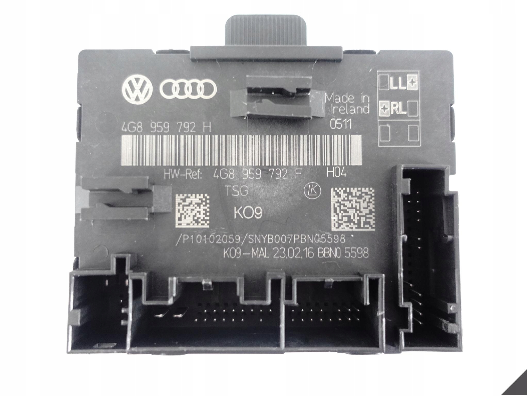 AUDI RS7 S7 A7 4G8 RS6 S6 A6 C7 14-18 MODUŁ STEROWNIK DRZWI PRAWY PRZÓD AUDI RS7 S7 A7 4G8 RS6 S6 A6 C7 14-18 MODUŁ STEROWNIK DRZWI PRAWY PRZÓD