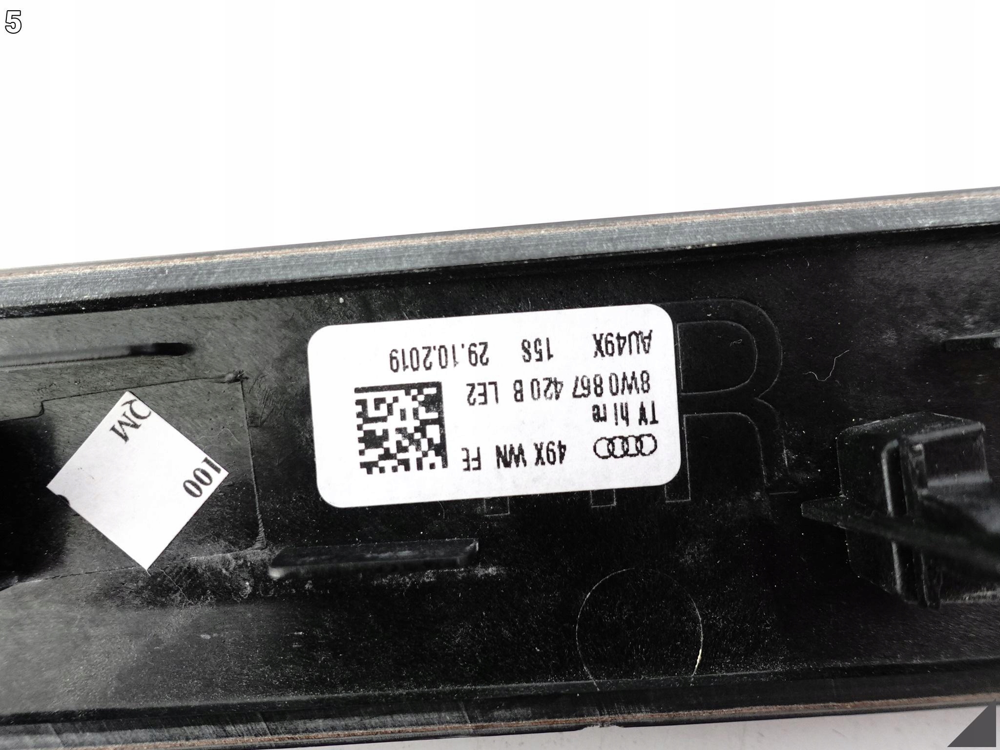 AUDI A4 S4 8W0 A5 S5 8W6 B9 LISTWA DEKOR DRZWI PRAWA TYŁ DREWNO ORZECH LE2 AUDI A4 S4 8W0 A5 S5 8W6 B9 LISTWA DEKOR DRZWI PRAWA TYŁ DREWNO ORZECH LE2 - obrazek 6