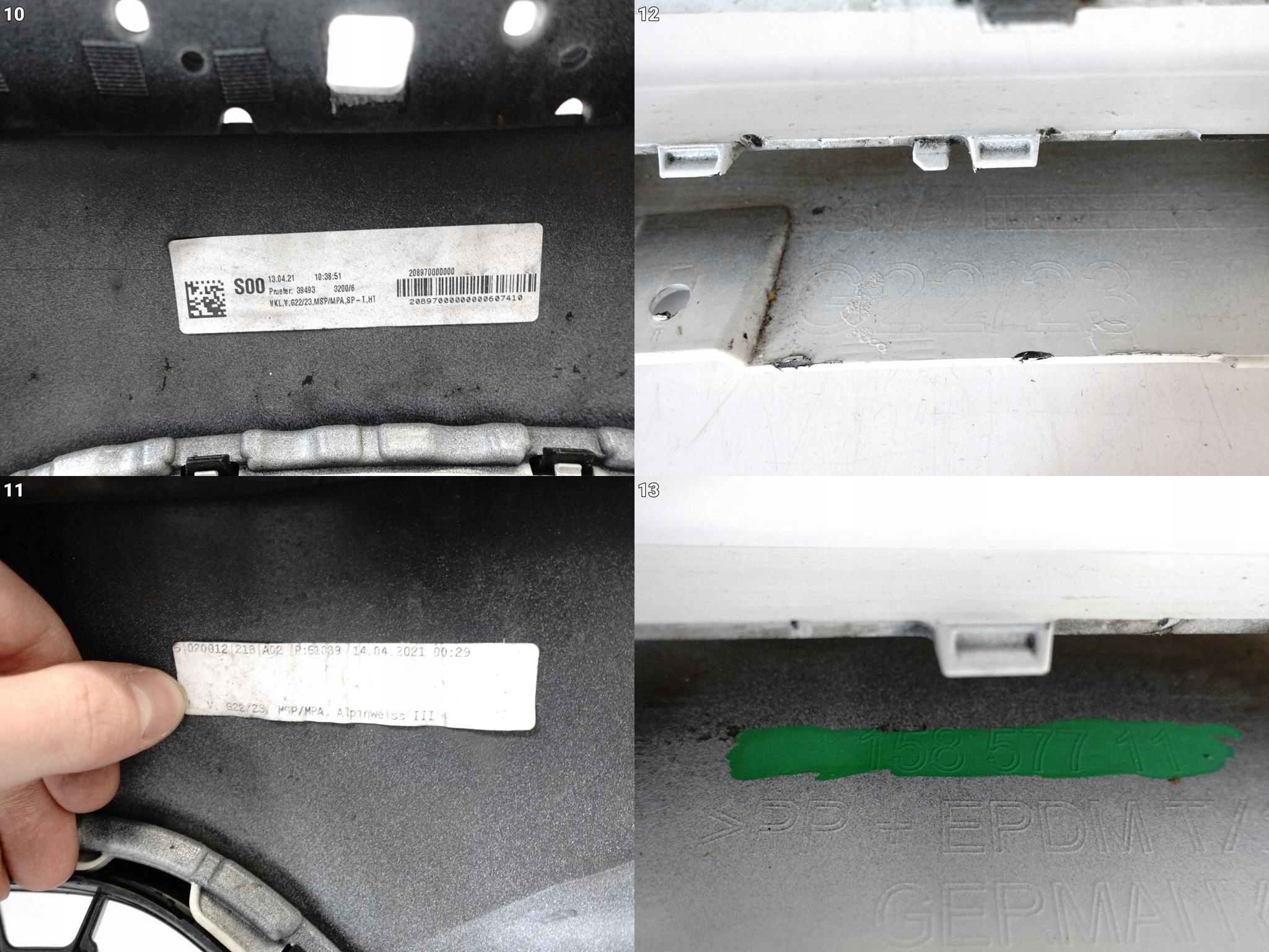 BMW 4 G22 G23 M-PAKIET 20- ZDERZAK GRILL ATRAPA KRATKA PRZÓD BMW 4 G22 G23 M-PAKIET 20- ZDERZAK GRILL ATRAPA KRATKA PRZÓD - obrazek 11