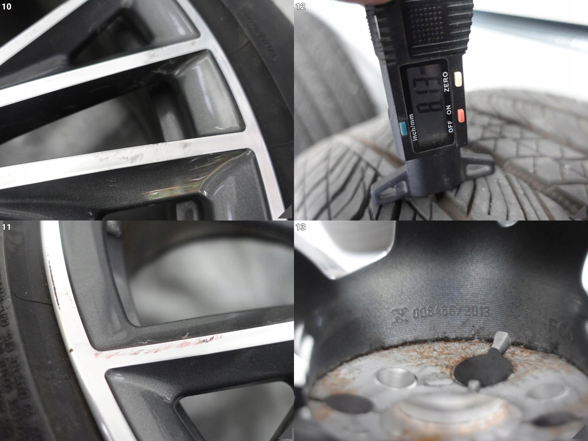 AUDI A7 S7 4G8 9JX20 ET37 CONTINENTAL 265/35 KOMPLET FELGI+OPONY ZIMA 8MM AUDI A7 S7 4G8 9JX20 ET37 CONTINENTAL 265/35 KOMPLET FELGI+OPONY ZIMA 8MM - obrazek 11