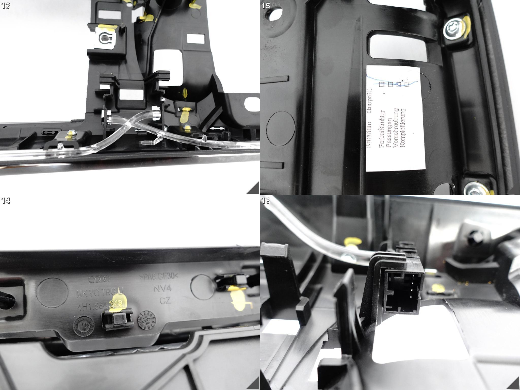 AUDI A8 S8 4H0 4H1 D4 09-17 LIFT DEKOR TUNEL ŚRODKOWY DREWNO CHROM AMBIENTE AUDI A8 S8 4H0 4H1 D4 09-17 LIFT DEKOR TUNEL ŚRODKOWY DREWNO CHROM AMBIENTE - obrazek 11