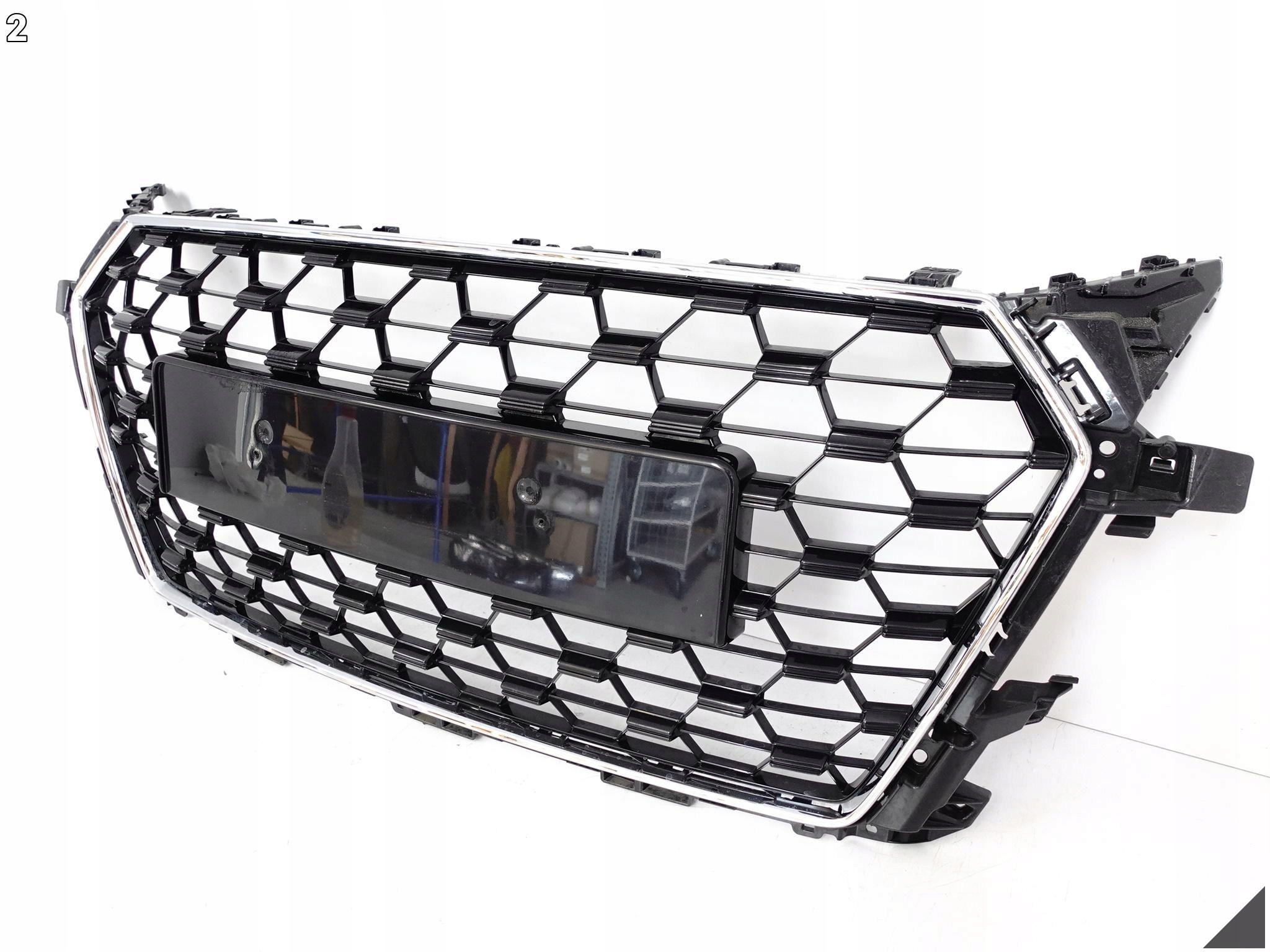 AUDI TT 8S0 LIFT 18-23 GRILL ATRAPA ZDERZAK PRZÓD 8S0853651H BLACK / CHROM AUDI TT 8S0 LIFT 18-23 GRILL ATRAPA ZDERZAK PRZÓD 8S0853651H BLACK / CHROM - obrazek 3
