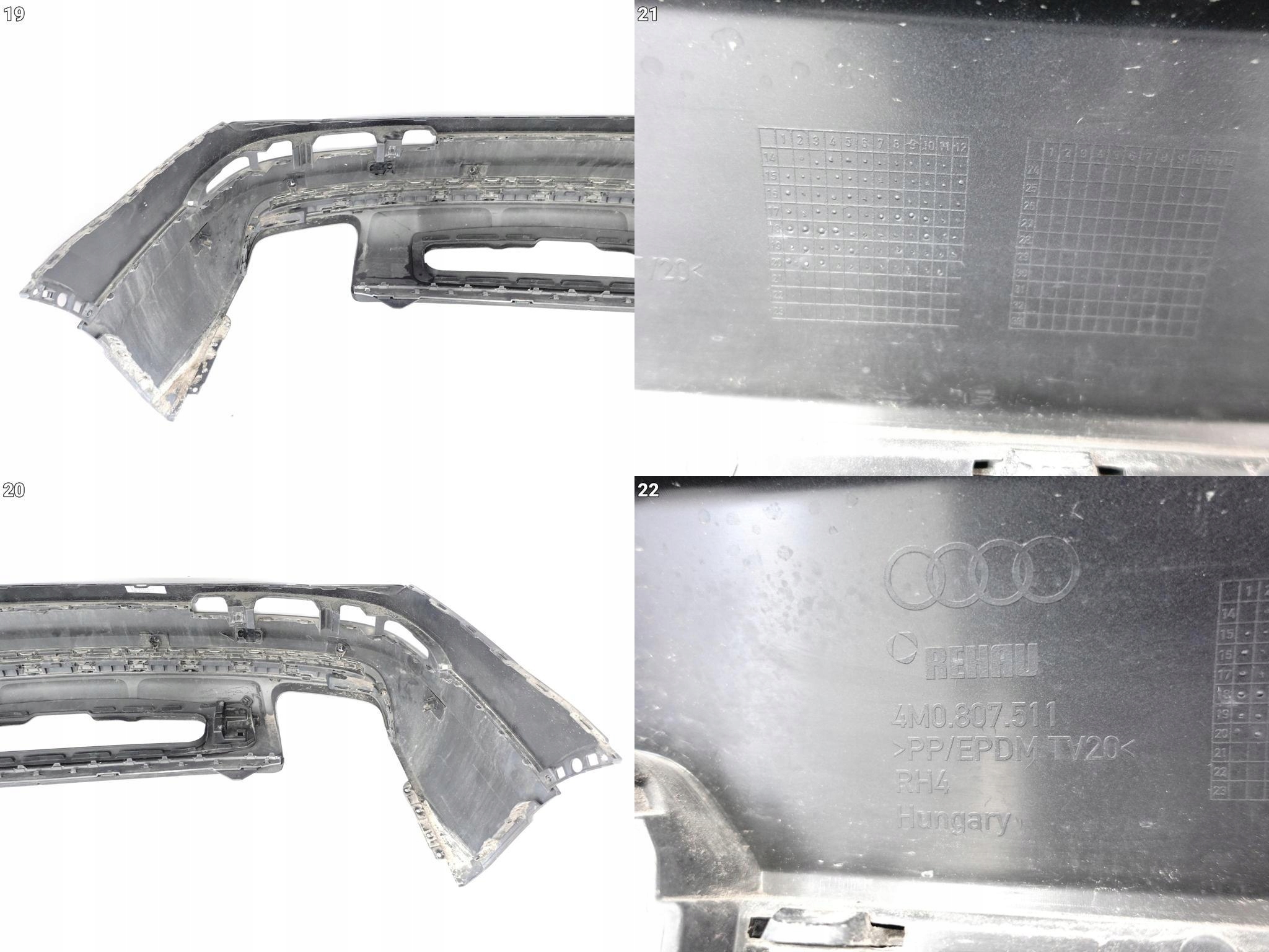 AUDI SQ7 II 4M0 15-19 ZDERZAK SPOILER LISTWA TYŁ *6xPDC* AUDI SQ7 II 4M0 15-19 ZDERZAK SPOILER LISTWA TYŁ *6xPDC* - obrazek 11