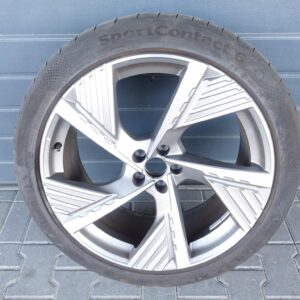 AUDI Q7 4M0 Q8 4M8 E-TRON FELGA + OPONA 9,5Jx22 ET36 CONTINENTAL 265/40 6MM