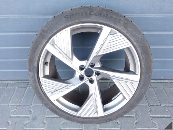 AUDI Q7 4M0 Q8 4M8 E-TRON FELGA + OPONA 9,5Jx22 ET36 CONTINENTAL 265/40 6MM AUDI Q7 4M0 Q8 4M8 E-TRON FELGA + OPONA 9,5Jx22 ET36 CONTINENTAL 265/40 6MM