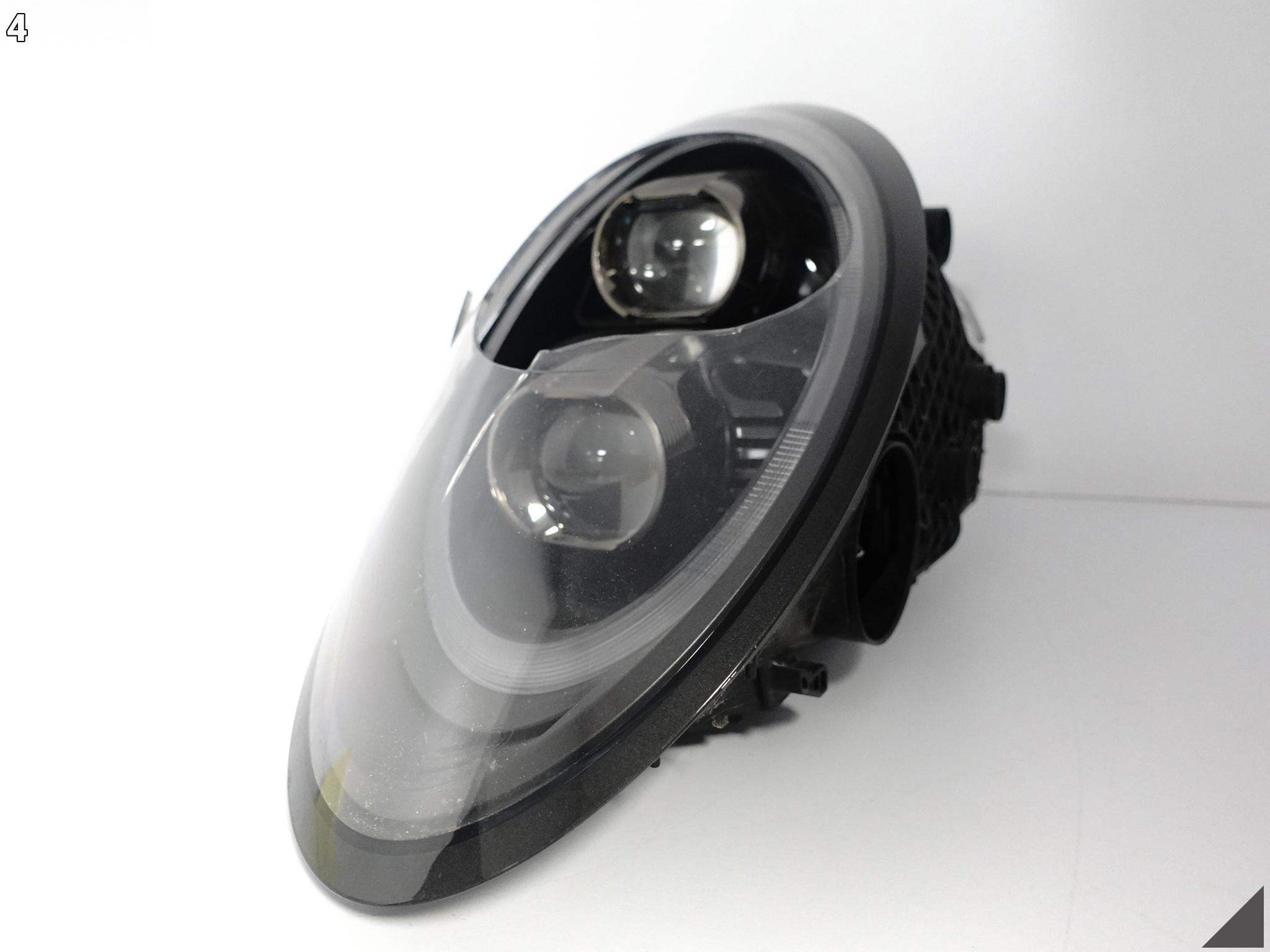 PORSCHE 991 LIFT MK2 LAMPA FULL LED PRAWA PRZÓD EUROPA BLACK/CZARNA USZKO. PORSCHE 991 LIFT MK2 LAMPA FULL LED PRAWA PRZÓD EUROPA BLACK/CZARNA USZKO. - obrazek 5