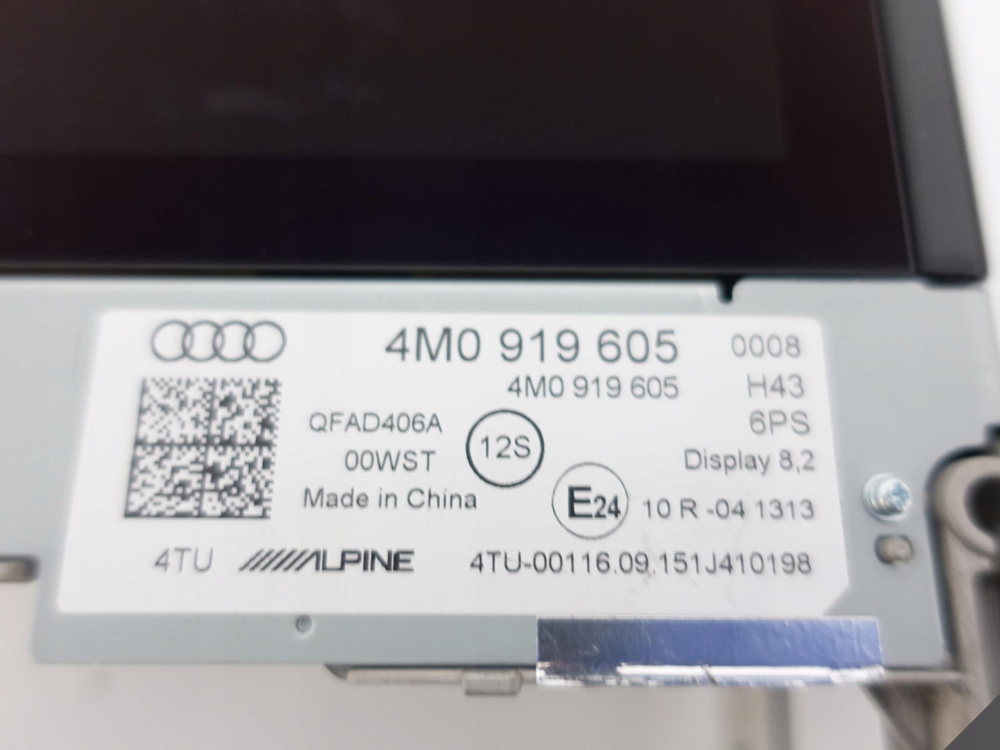 AUDI Q7 4M0 MMI LCD WYŚWIETLACZ NAVI EKRAN 8,2 AUDI Q7 4M0 MMI LCD WYŚWIETLACZ NAVI EKRAN 8,2 - obrazek 6