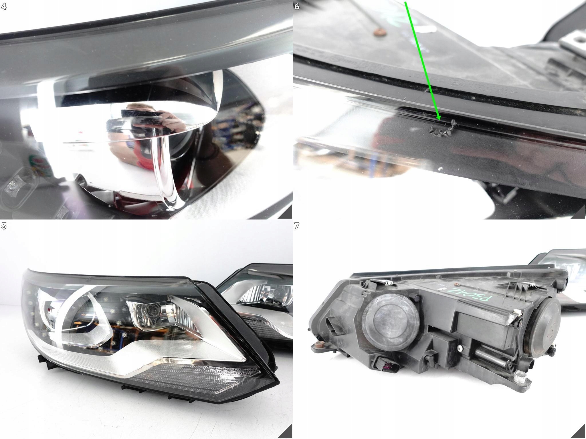 VW TIGUAN 5N1 LIFT 11-16 LAMPA ZWYKŁA H7 + LED DRL XENON-LOOK PRZÓD DEPO VW TIGUAN 5N1 LIFT 11-16 LAMPA ZWYKŁA H7 + LED DRL XENON-LOOK PRZÓD DEPO - obrazek 5