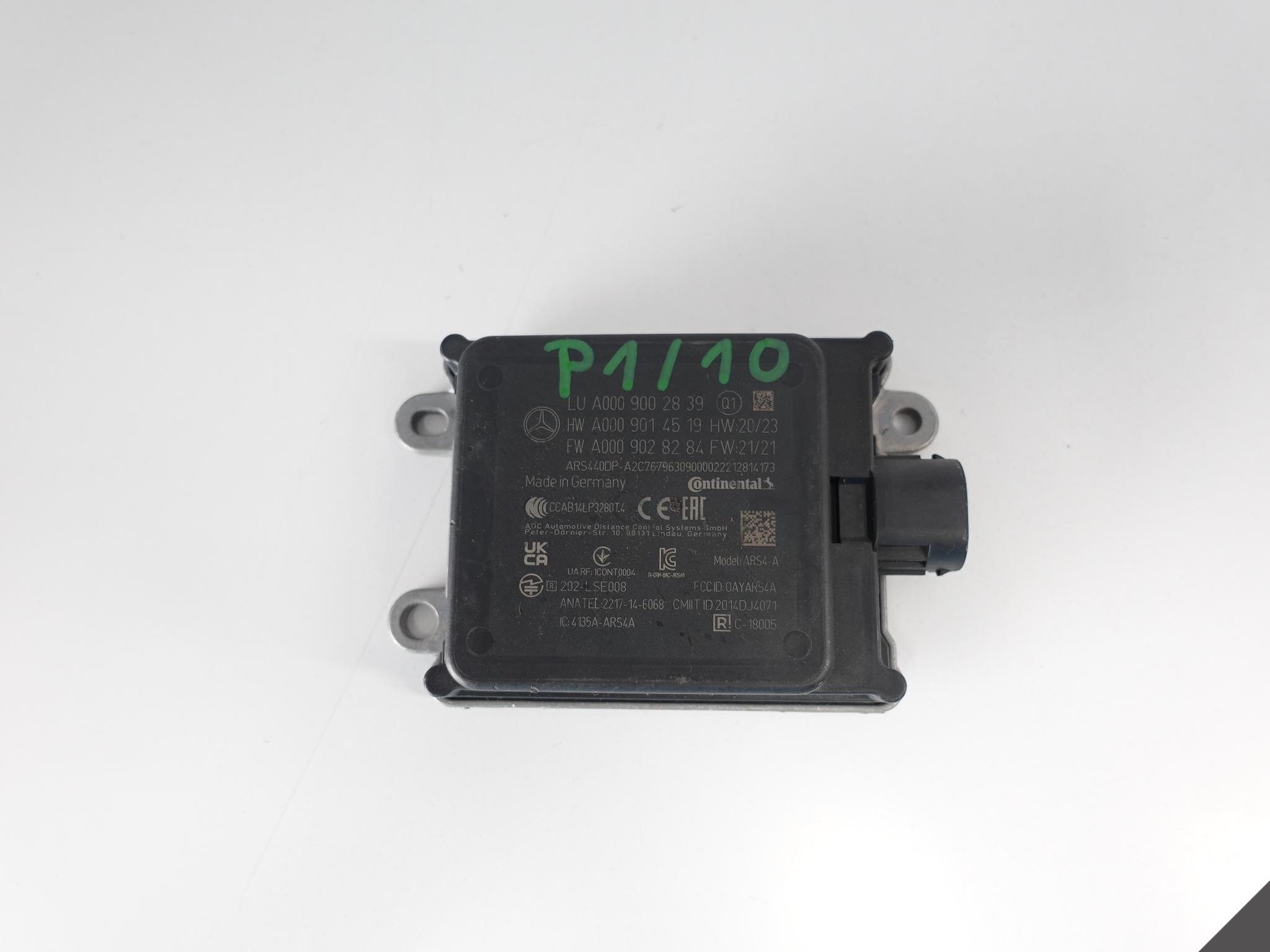 MERCEDES A0009002839 RADAR DISTRONIC SENSOR ARS4-A MERCEDES A0009002839 RADAR DISTRONIC SENSOR ARS4-A