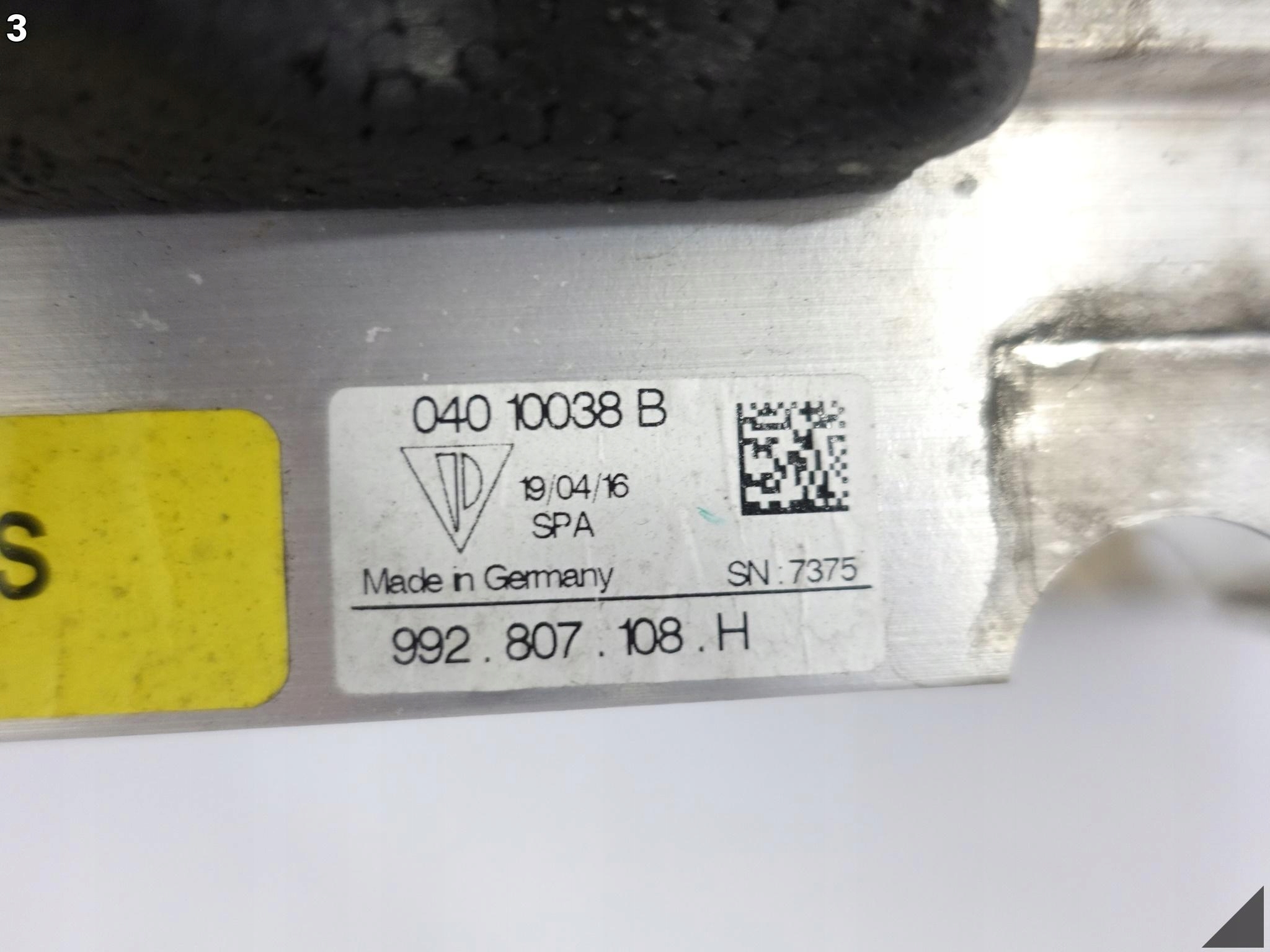 PORSCHE 911 992 CARRERA 19- ZDERZAK BELKA WSPORNIK ŚLIZG+ABSORBER PRZÓD PORSCHE 911 992 CARRERA 19- ZDERZAK BELKA WSPORNIK ŚLIZG+ABSORBER PRZÓD - obrazek 4