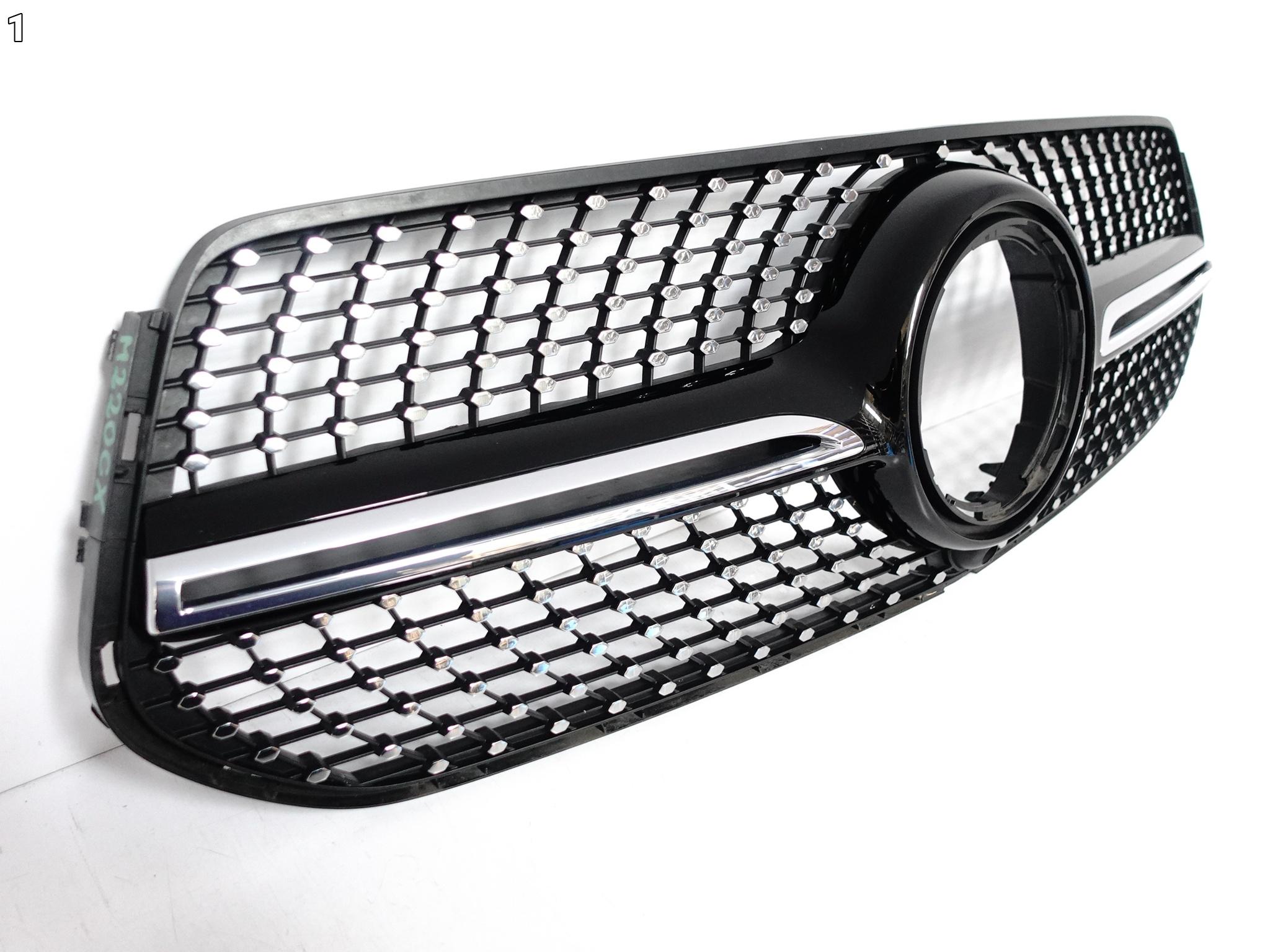 MERCEDES GLE W167 V167 AMG 19-23 GRILL ATRAPA KRATKA W ZDERZAK PRZÓD BLACK MERCEDES GLE W167 V167 AMG 19-23 GRILL ATRAPA KRATKA W ZDERZAK PRZÓD BLACK - obrazek 2